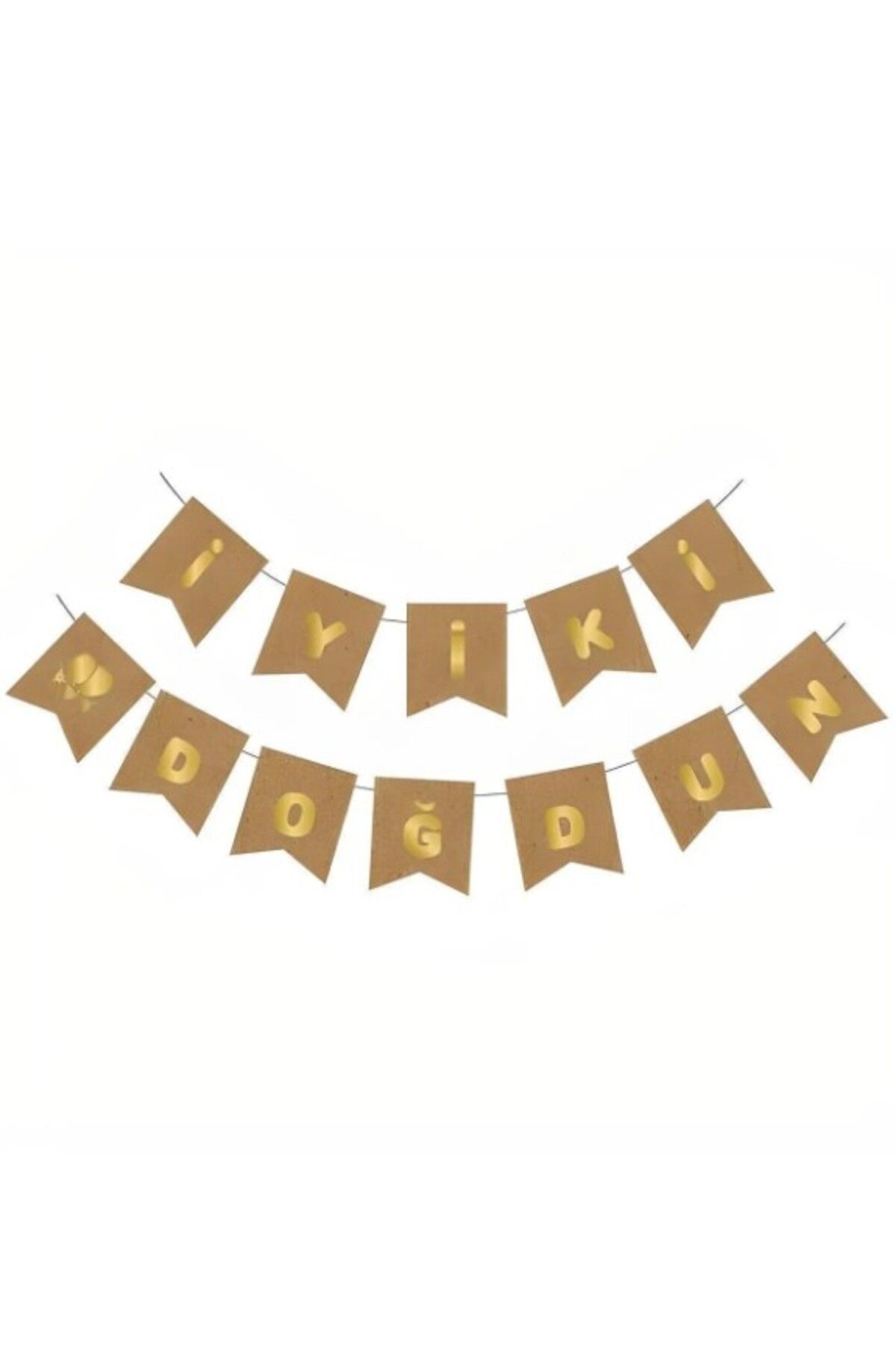 ZENVİVA KRAFT-GOLD İYİ Kİ DOĞDUN BANNER