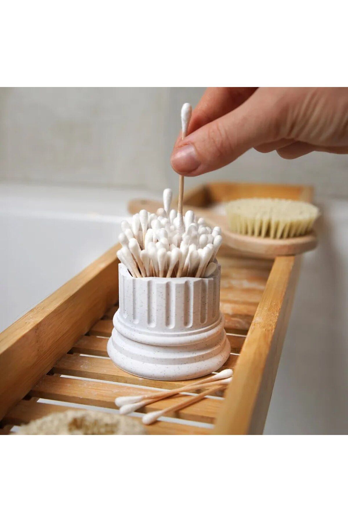 ValoriaConcept 🧼🌀 Kulak Çöpü Tutacağı | Şık ve Hijyenik Banyo Düzenleyici!