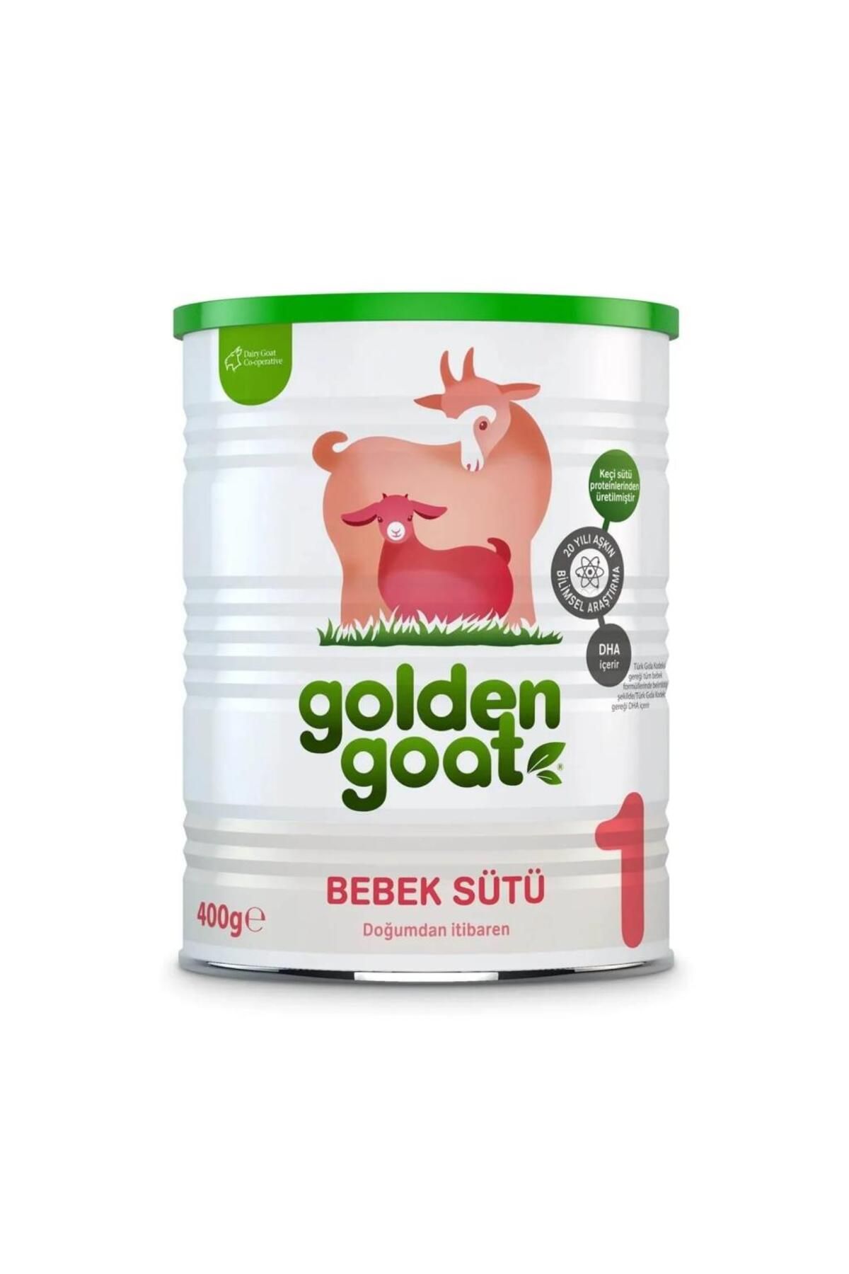 NEZADE STORE Golden Goat 1 Keçi Sütlü Bebek Sütü 0-6 Ay 400 Gr