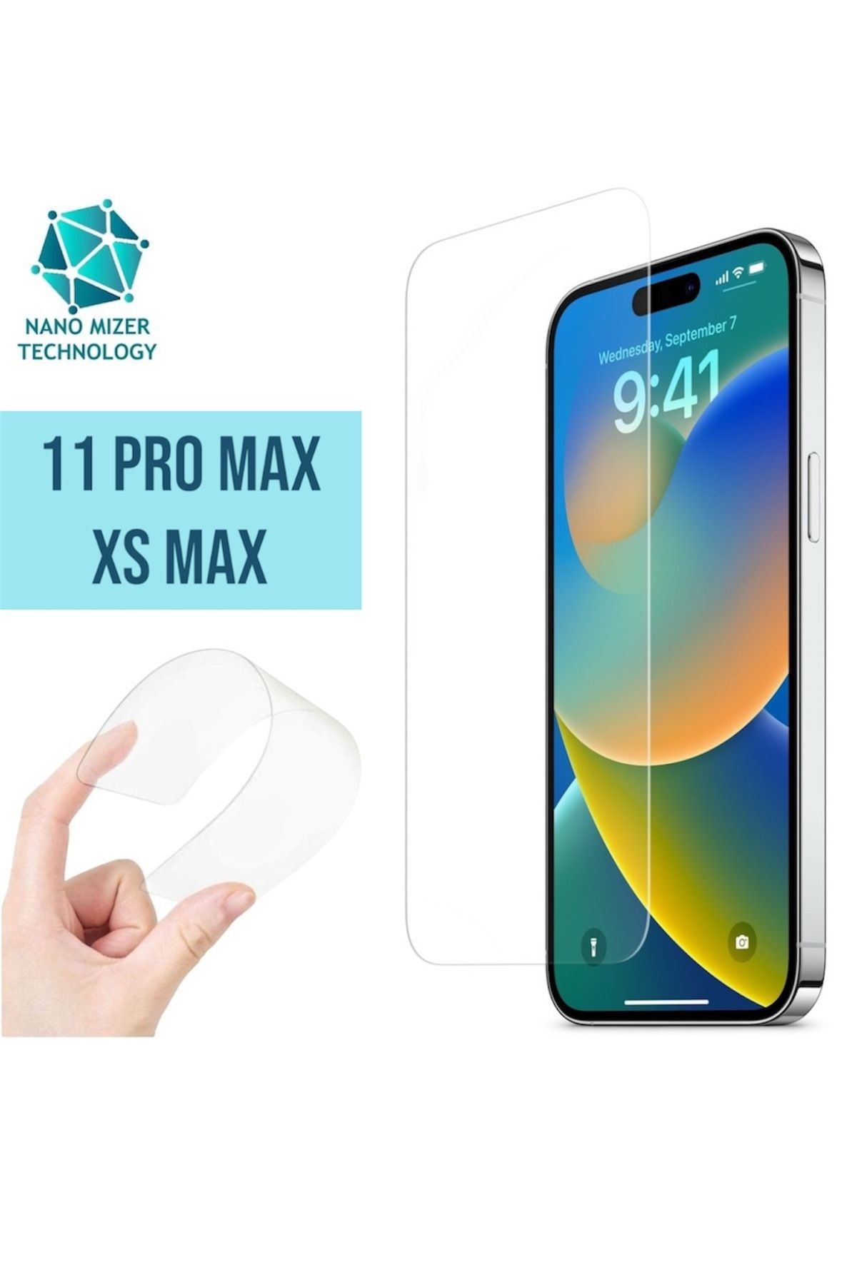 TEKNOPARKTA 11Pro Max / Xs Max Ekran Koruyucu Nano Cam Şeffaf Ekran Koruyucu