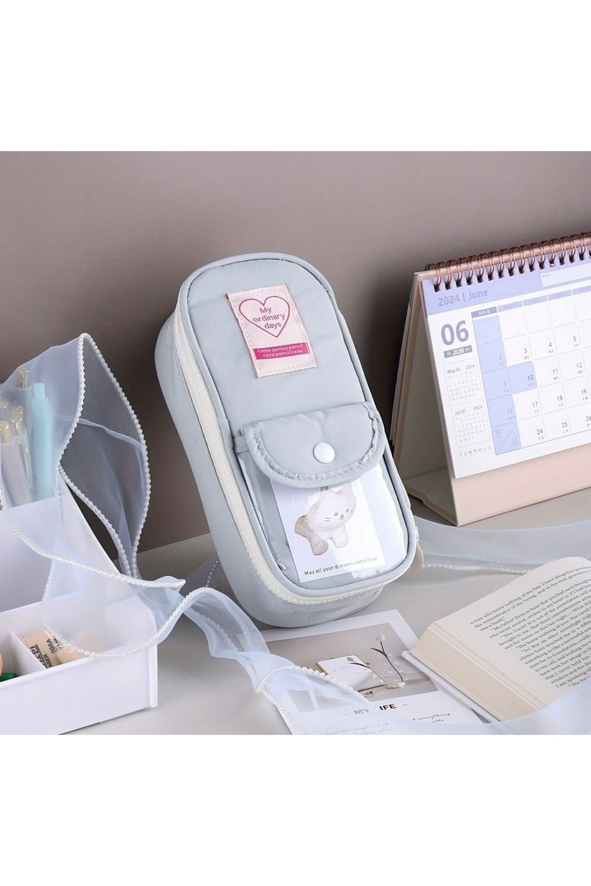 womistore Kavai Kalemlik Kalem Kutusu çok foksiyonlu çok bölümlü