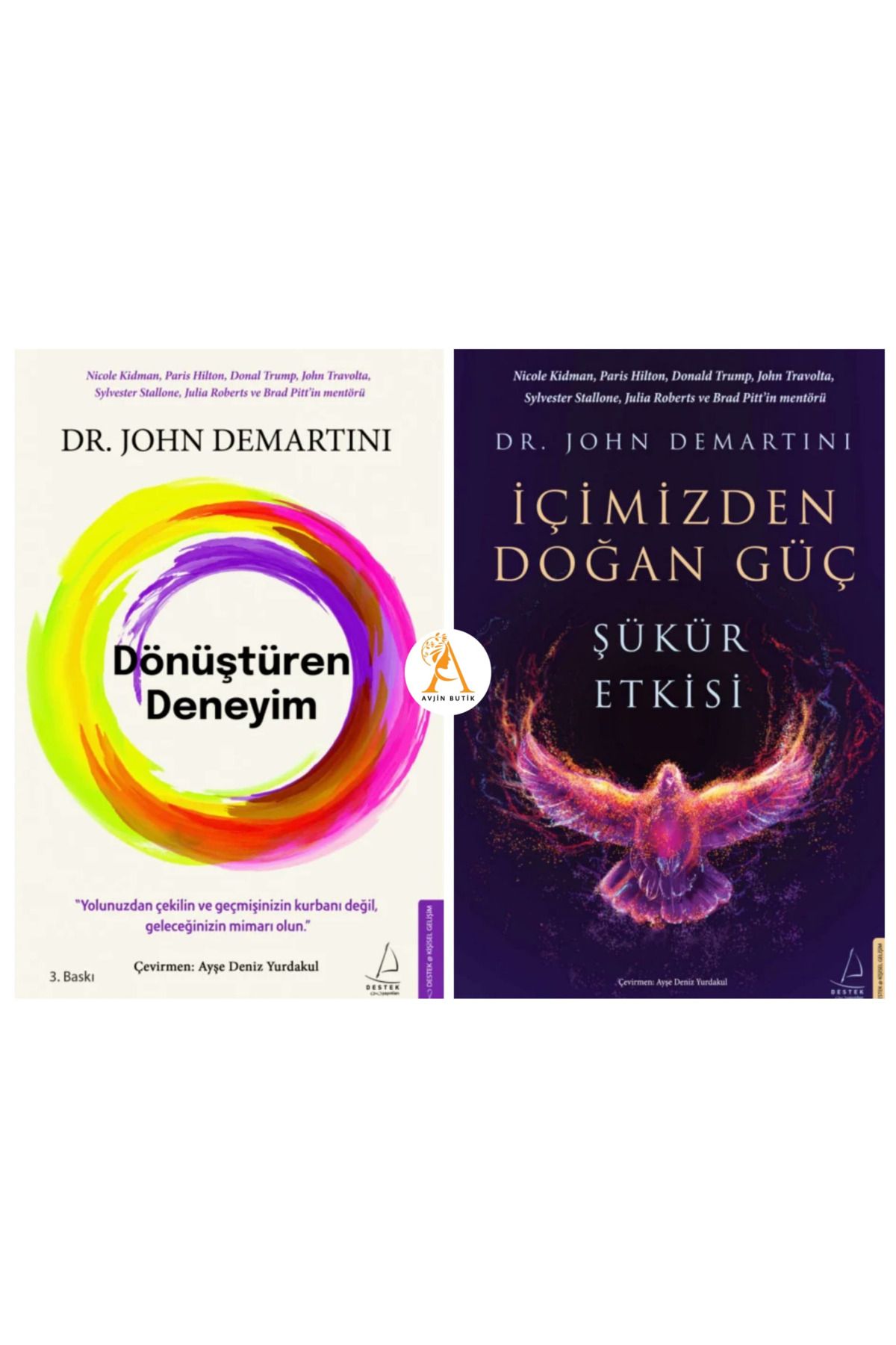 Destek Yayınları Dönüştüren Deneyim/İçimizden Doğan Güç/John De Martini/2 Kitap Set