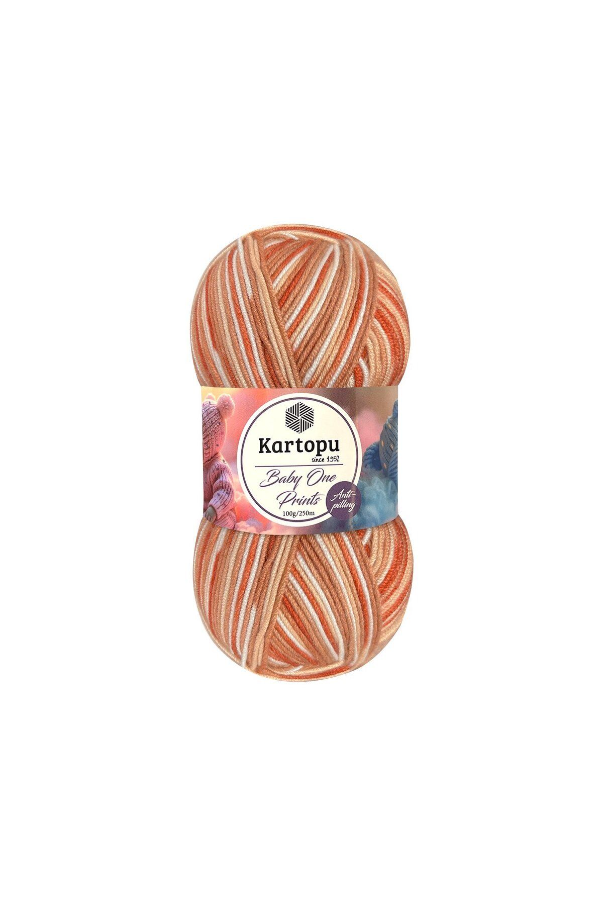 Kartopu 5 Adet Baby One Prints %100 Anti-pilling Bebek İpi B59170
