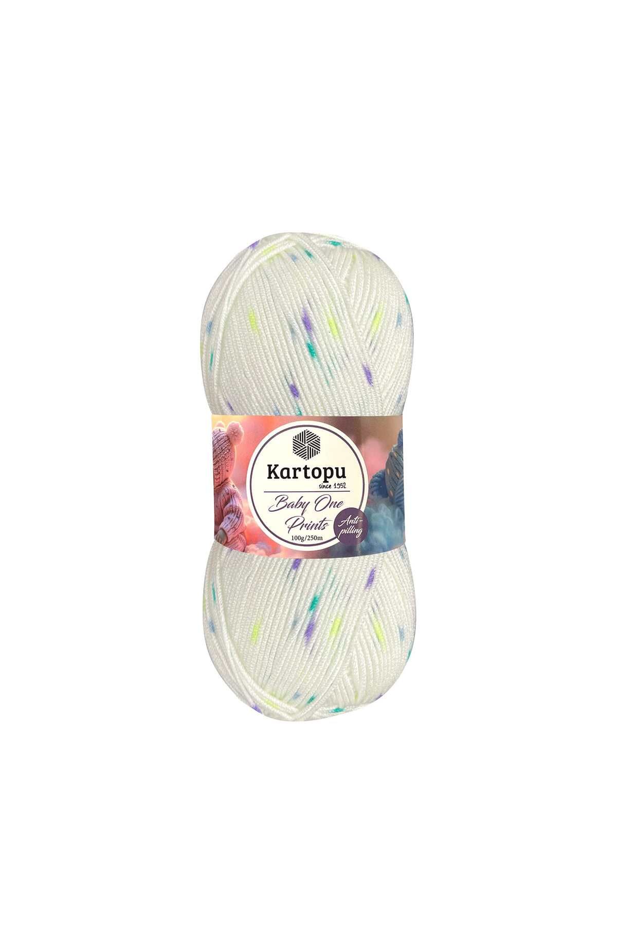 Kartopu 5 Adet Baby One Prints %100 Anti-pilling Bebek İpi B2536