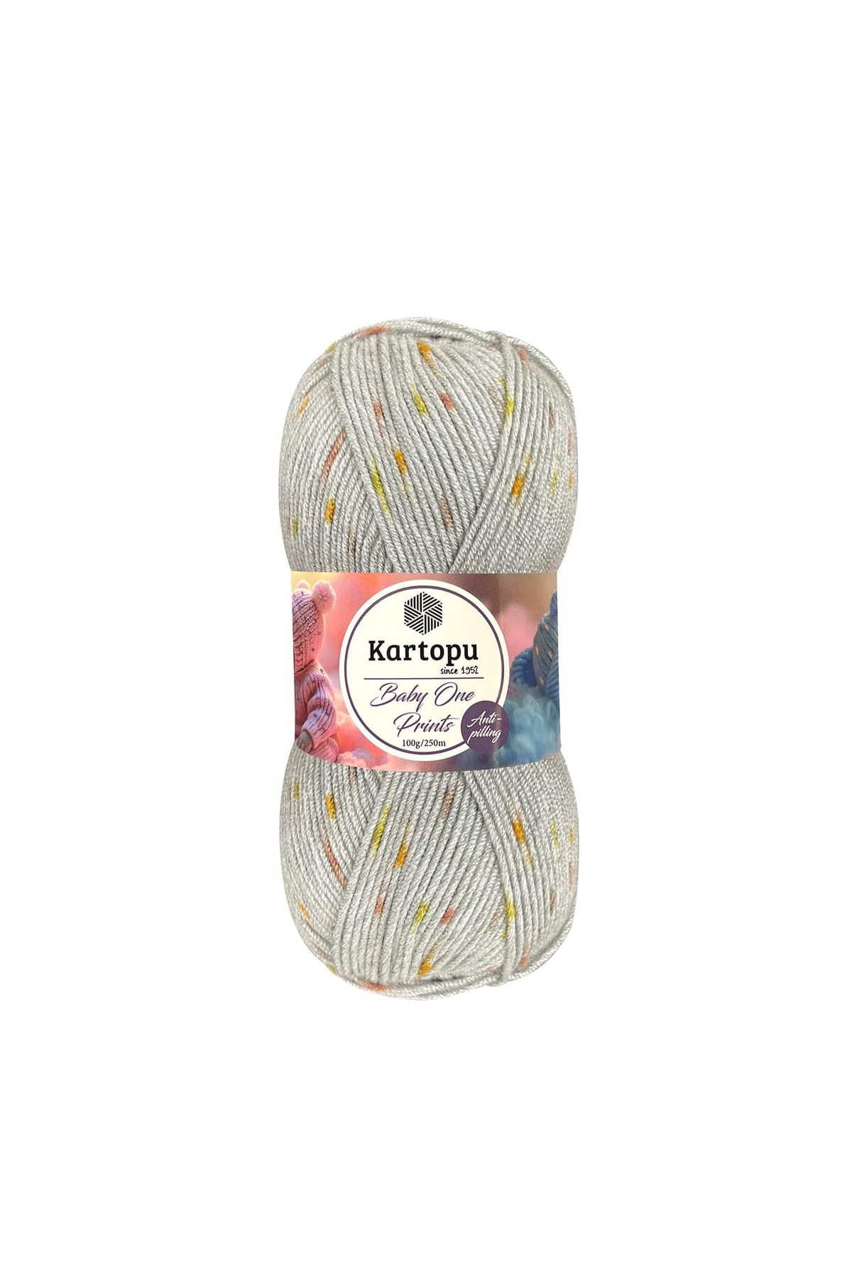 Kartopu 5 Adet Baby One Prints %100 Anti-pilling Bebek İpi B2520