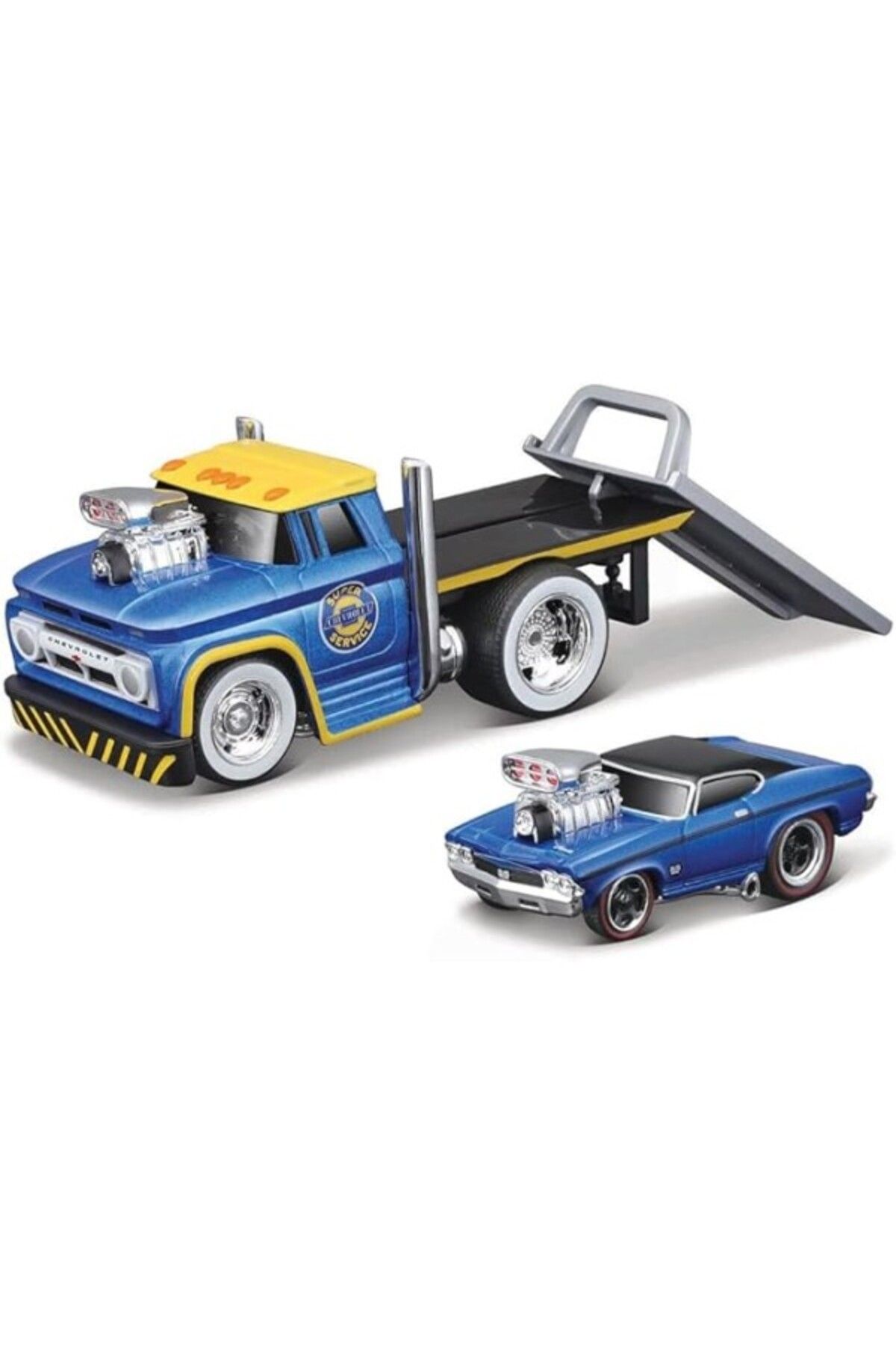 ShopZum Muscle Machines Taşıyıcı Ve Araç Set 1/64 Asorti