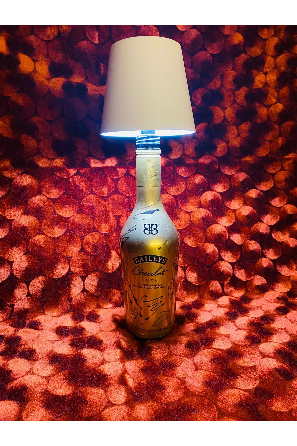 ArtisticDesigns Kablosuz Şişe Lambası- Masa Işığı Dokunmatik ve Kontrol Şarj Edilebilir Taşınabilir (BAILEYS)