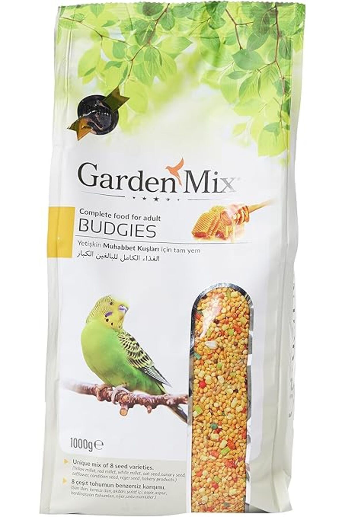 ShopZum Mix Platin Ballı Muhabbet Kuş Yemi, 1 Kg