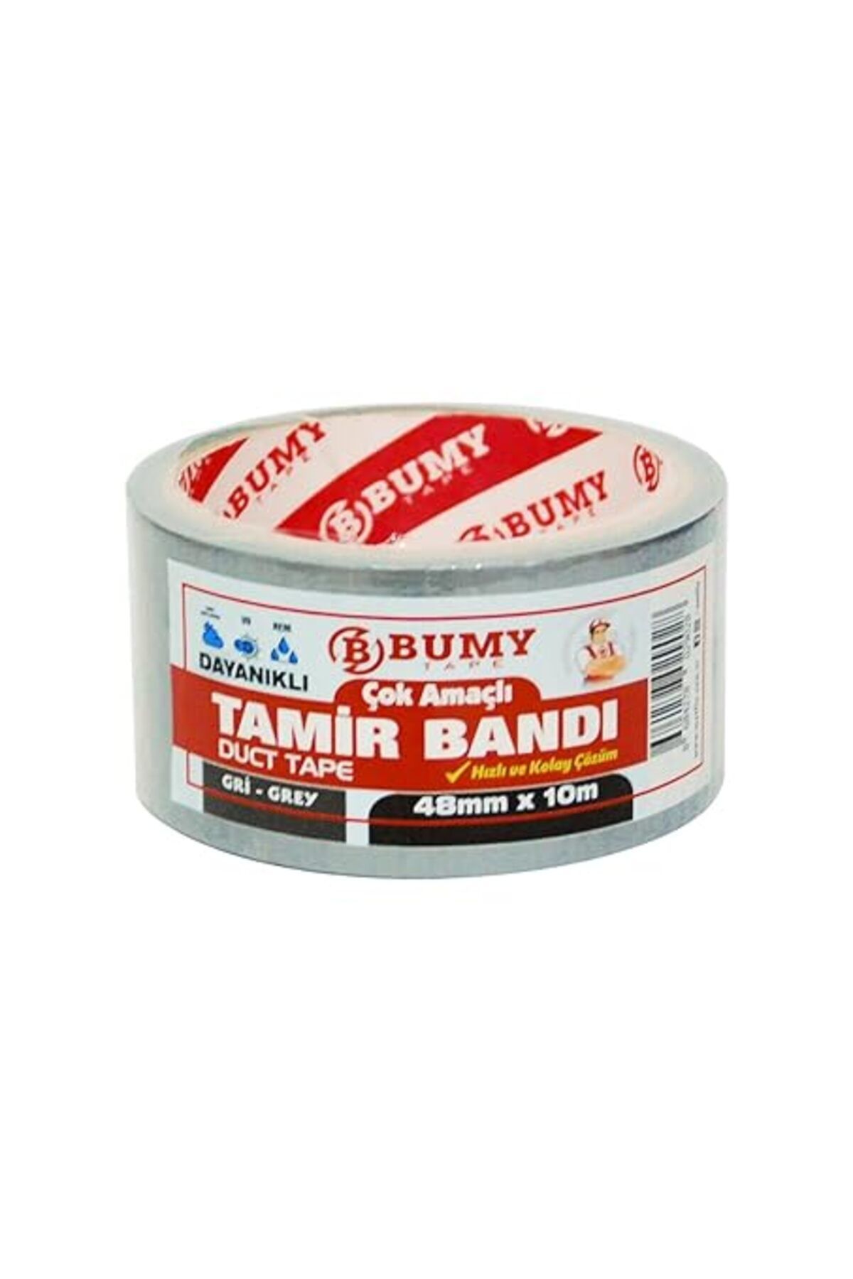 ShopZum Tamir Bandi 48 Mm X 10 Mt/Gri