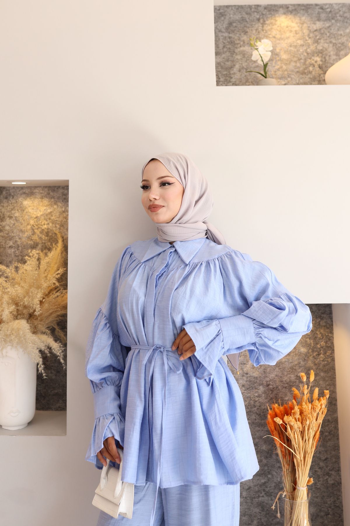 Butik Flounce Sleeve Top