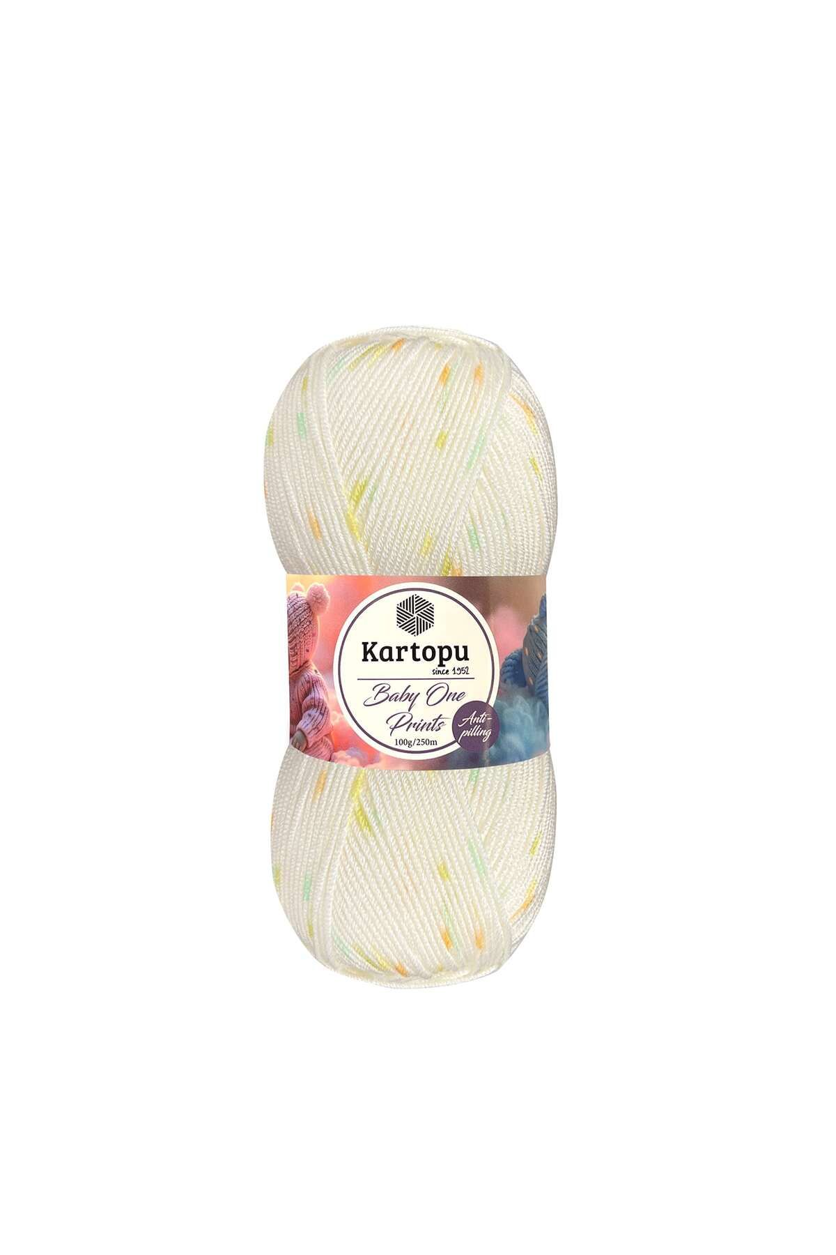 Kartopu Baby One Prints %100 Anti-pilling Bebek İpi B2538