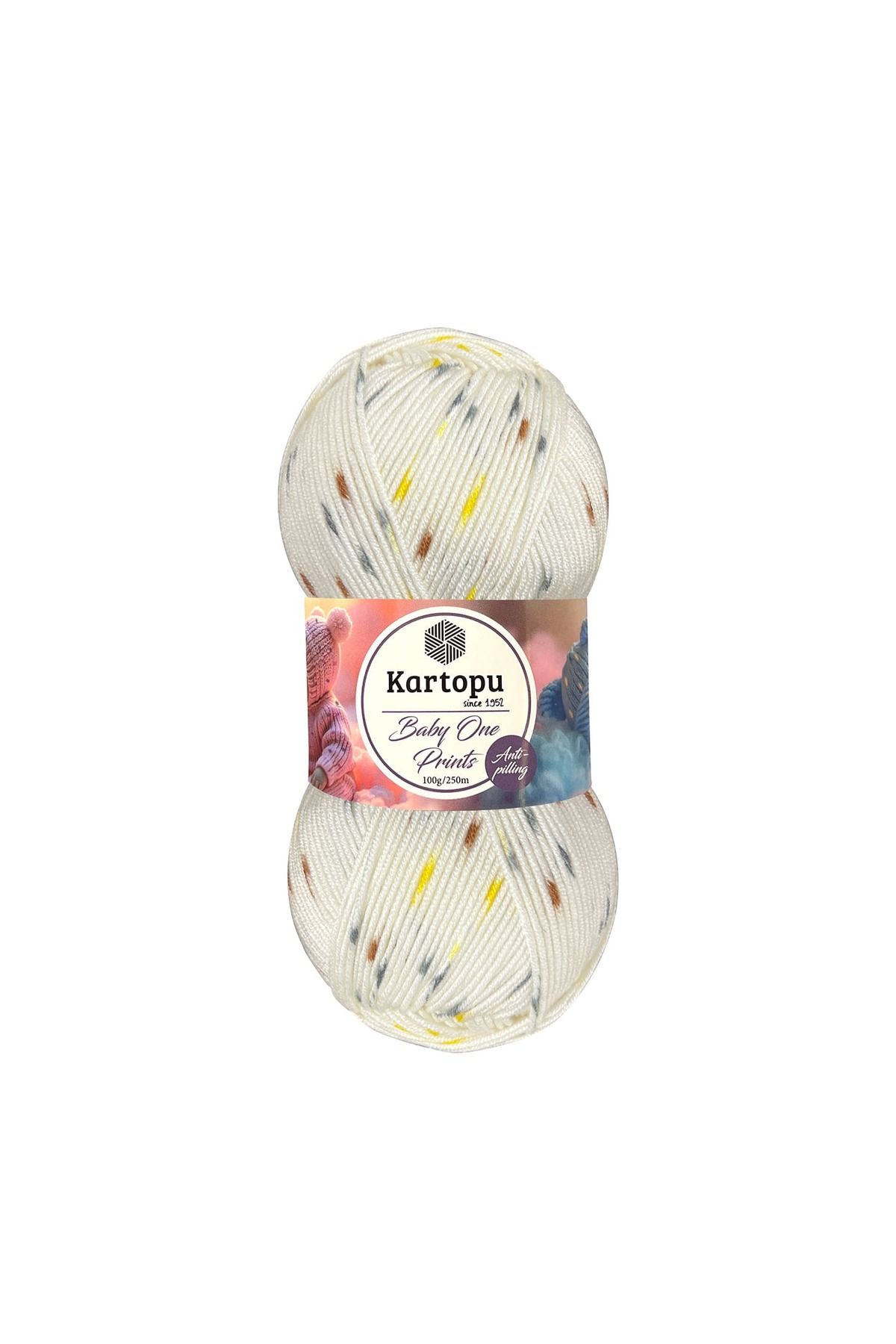 Kartopu 5 Adet Baby One Prints %100 Anti-pilling Bebek İpi B2523