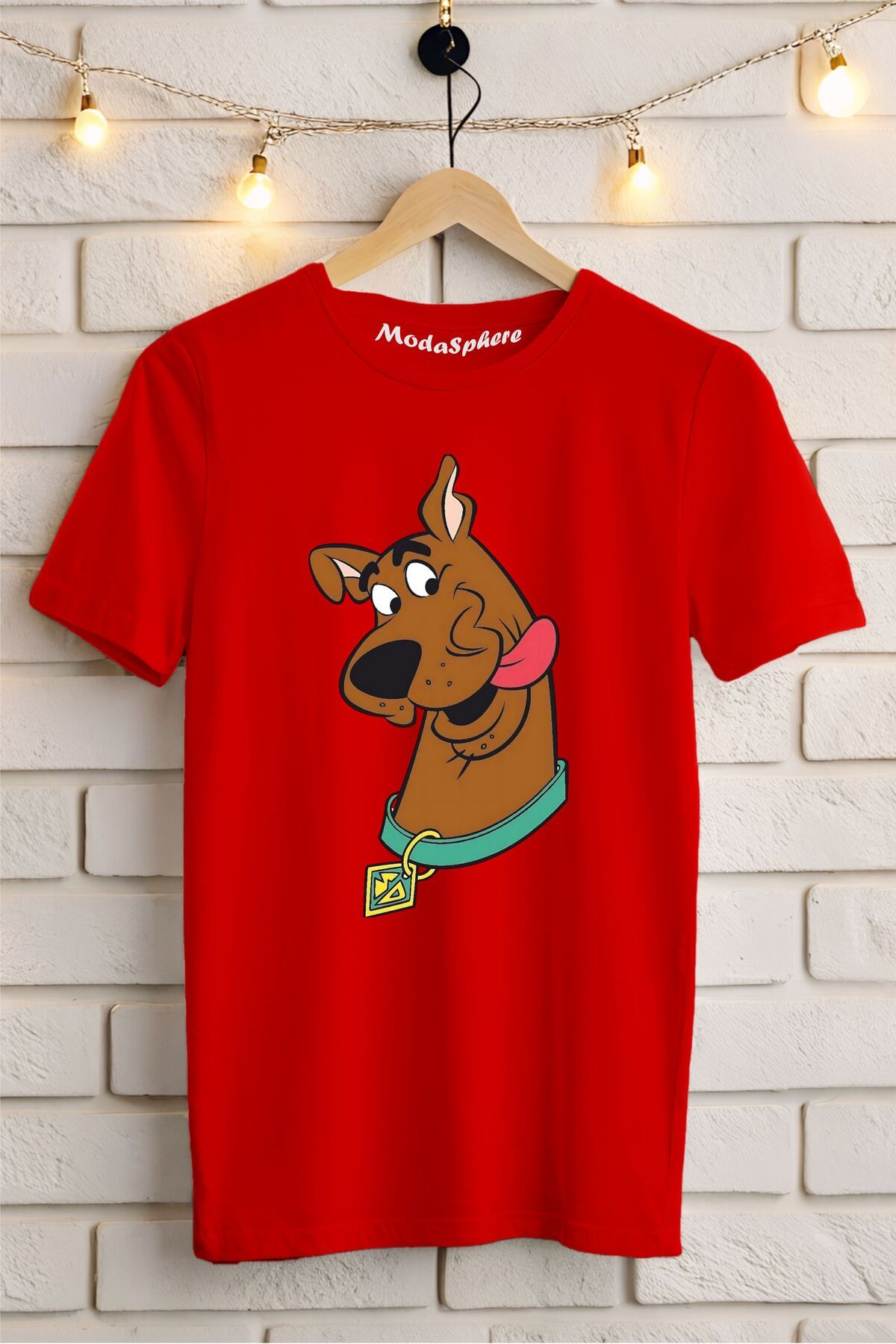 ModaSphere Scooby-Do Baskılı Unisex Oversize Tişört