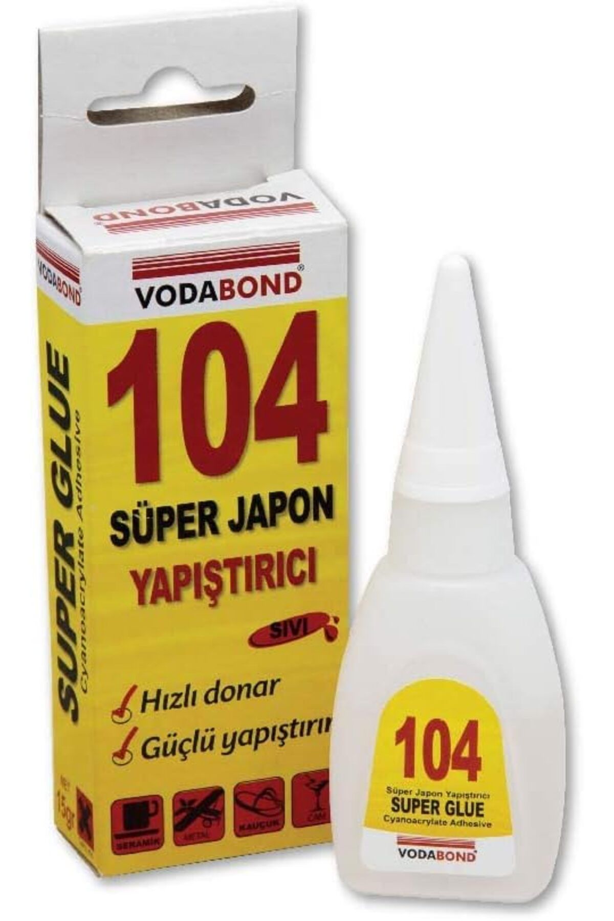 ShopZum 104 Japon Yapıştırıcı, Şeffaf