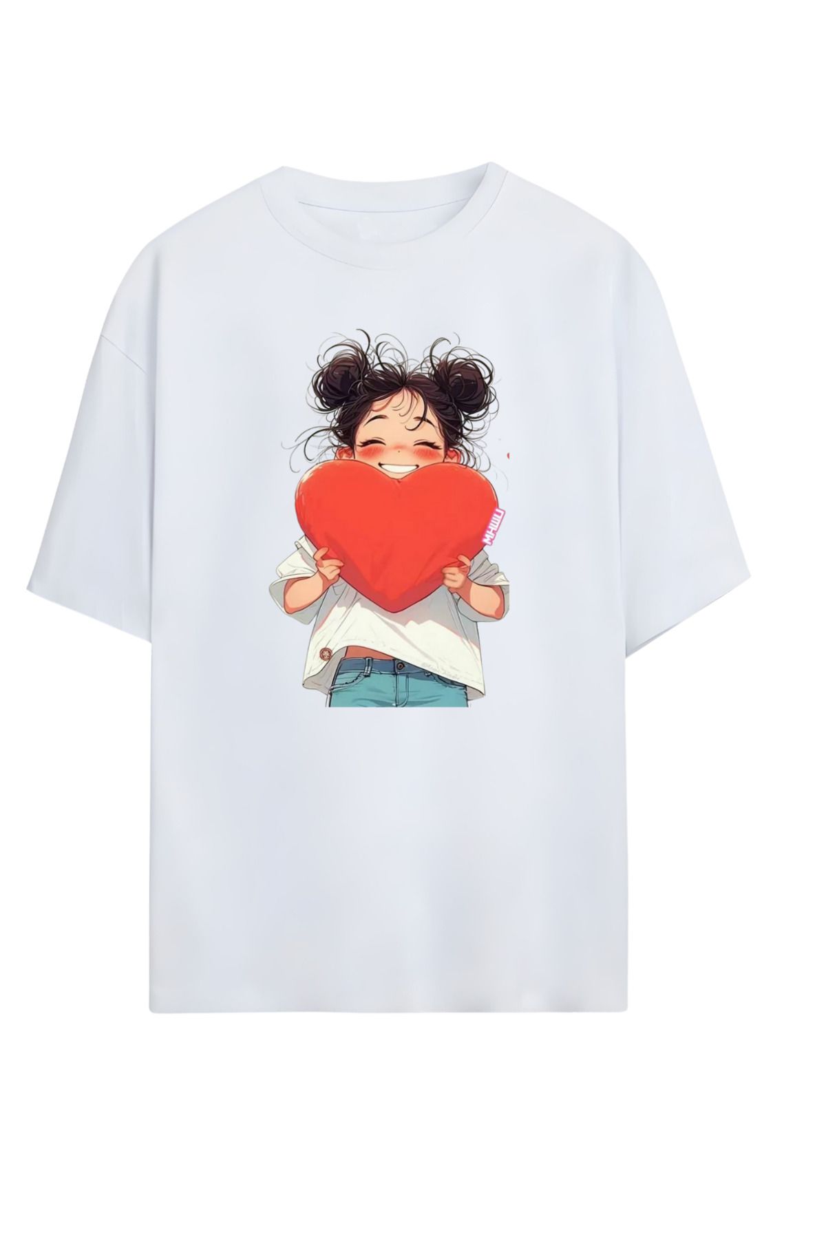MAGORS GraffTee %100 Organik Pamuk Bisiklet Yaka Illustrasyon Baskılı Özel Tasarım T-shirt