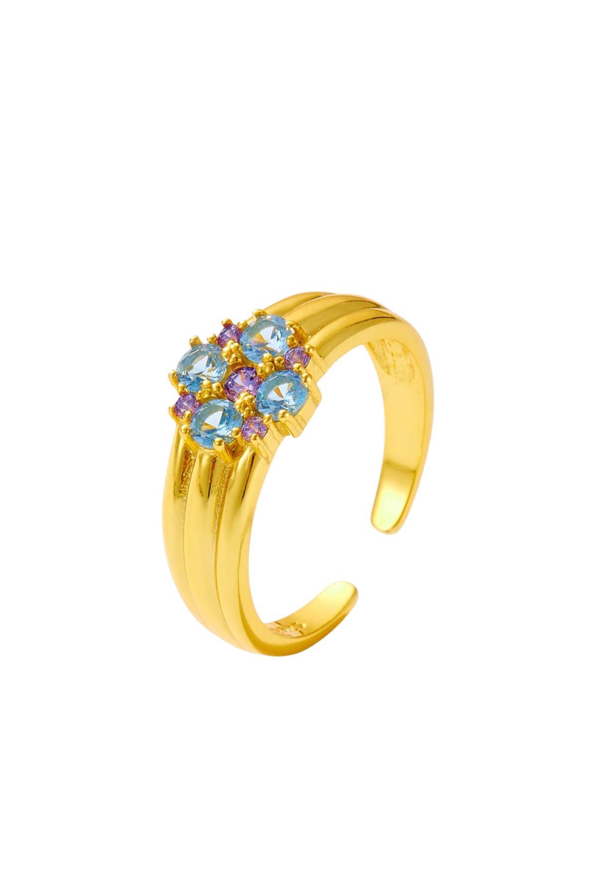 la nuit jewellery Solea 925 Ayar Gümüş Çiçek Yüzük