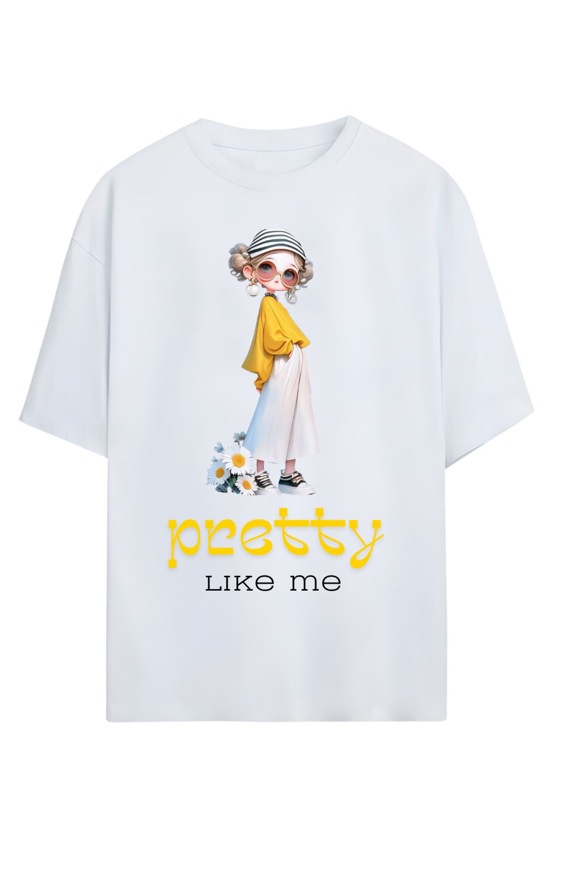 MAGORS GraffTee %100 Organik Pamuk Bisiklet Yaka Illustrasyon Baskılı Özel Tasarım T-shirt