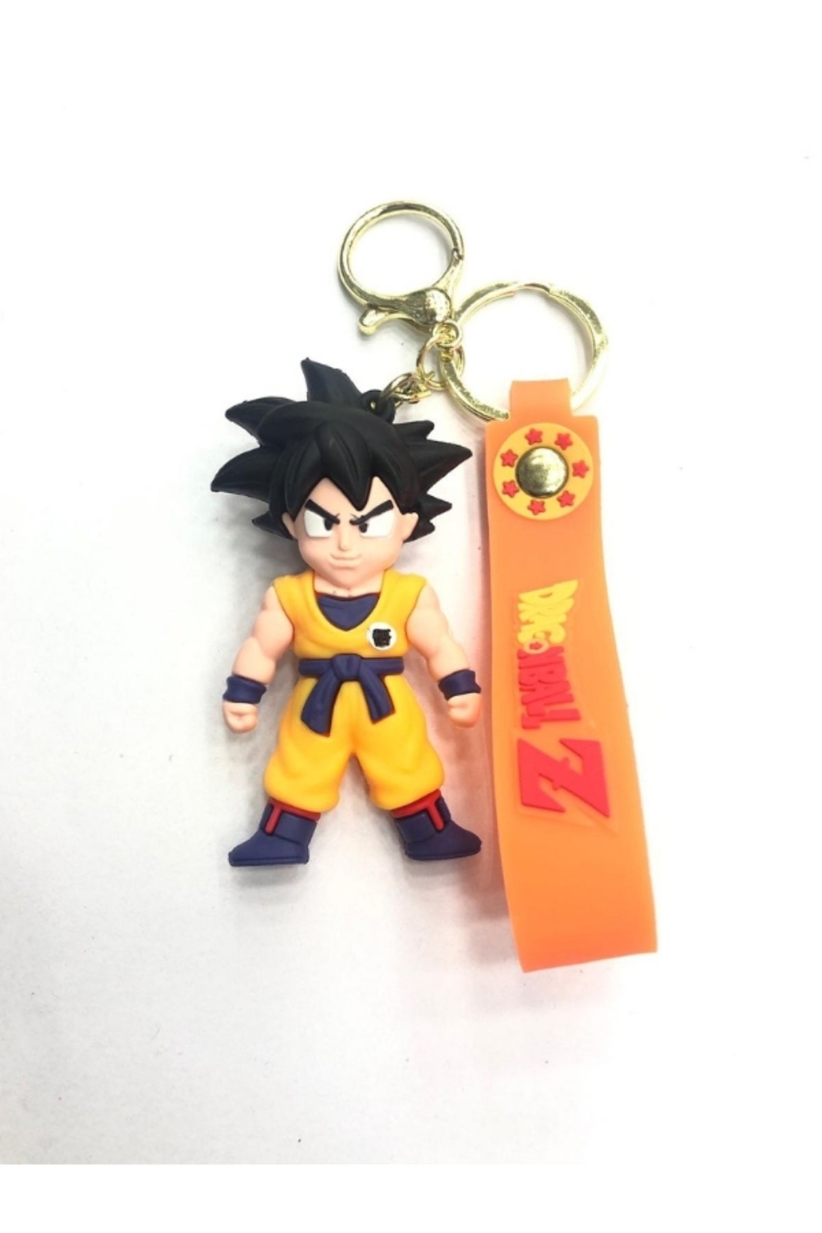 uğurlu dükkan 3D Droganball Goku Silikon Anahtarlık