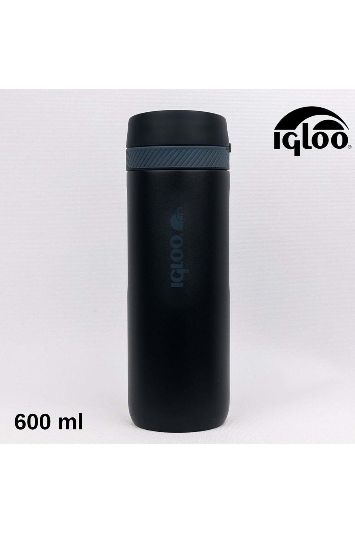 IGLOO Squid Termos 600ml Kilitli Kapak Matara SİYAH