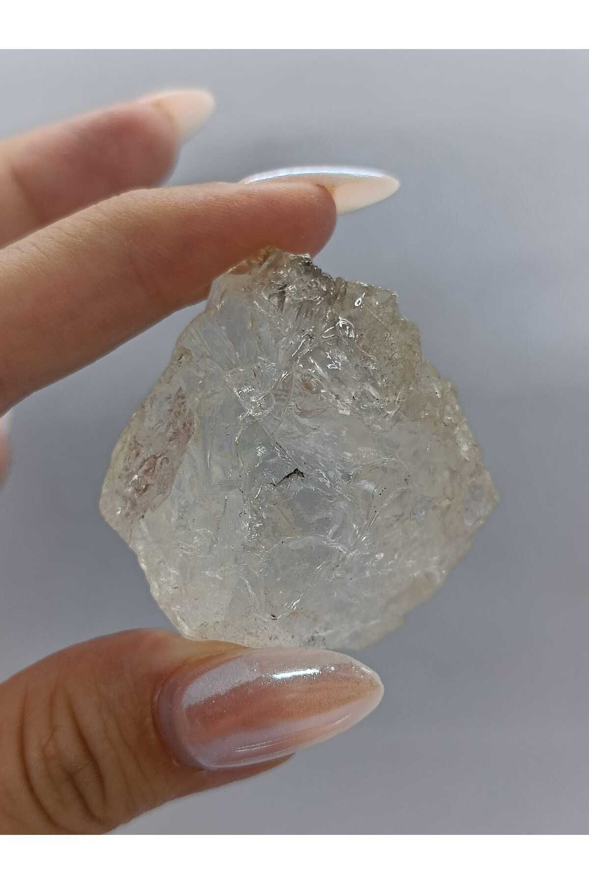 Elioure Beyaz Kristal Kuvars Doğal Taş Kütle, Enerji ve Şifa Kaynağı