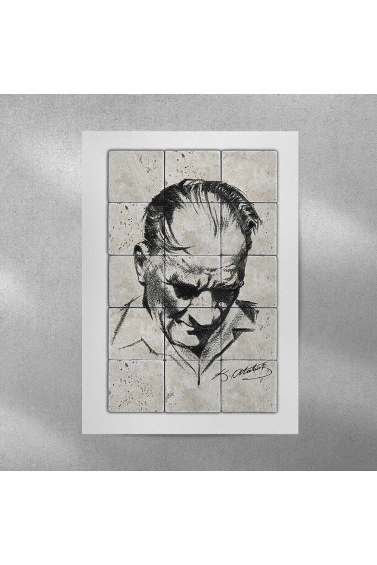 Elioure 35x50 cm Atatürk Temalı Poster, Modern ve Şık Dekorasyon Parçası