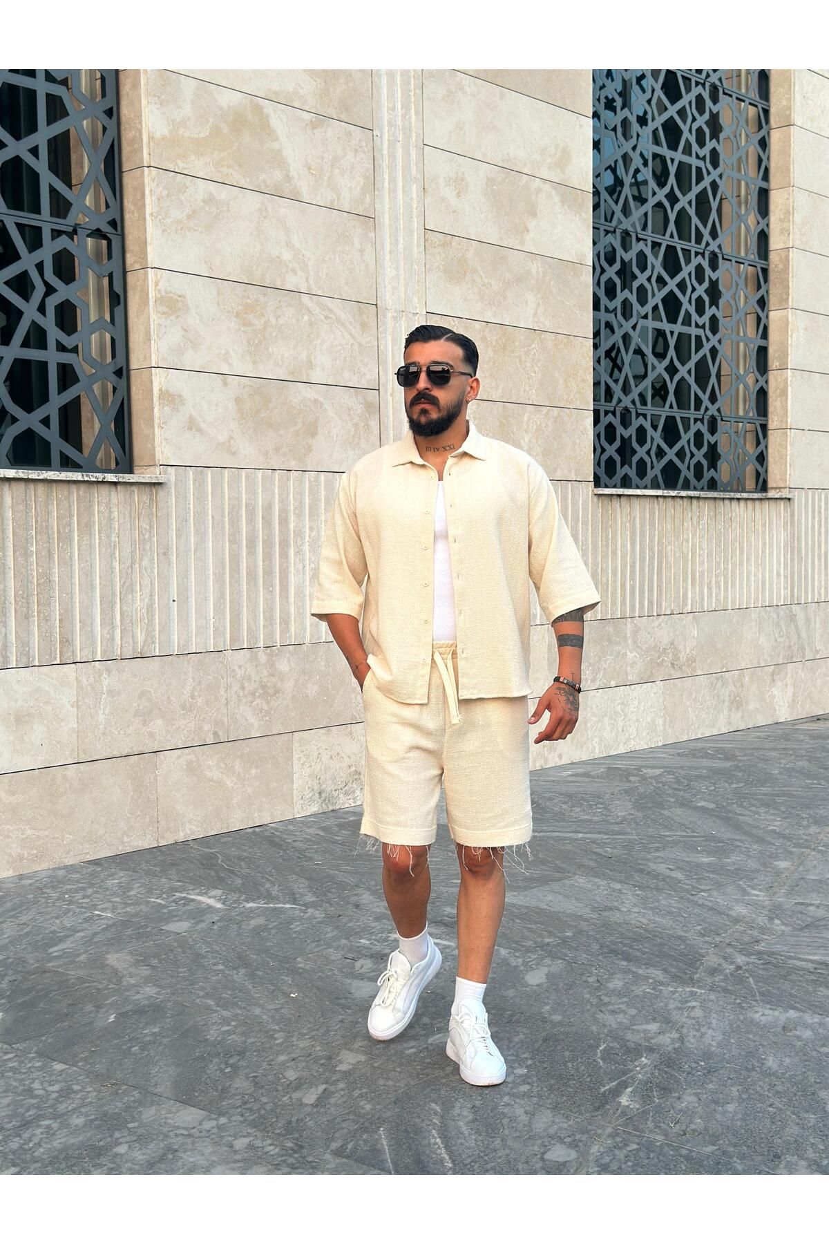 PEERLESS STORE Şort & Gömlek Oversize Takım