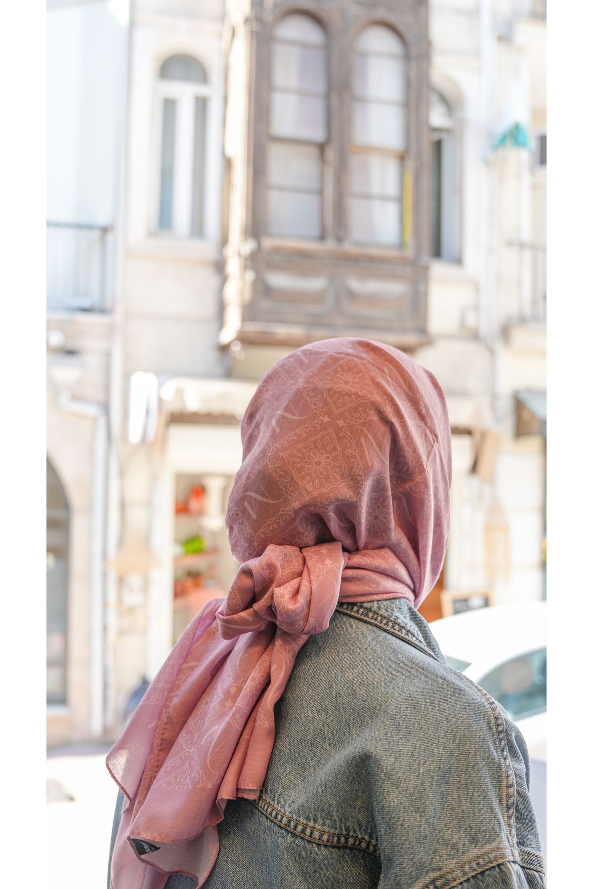 yasmelfemme Melora Desen Soft Şal Pembe