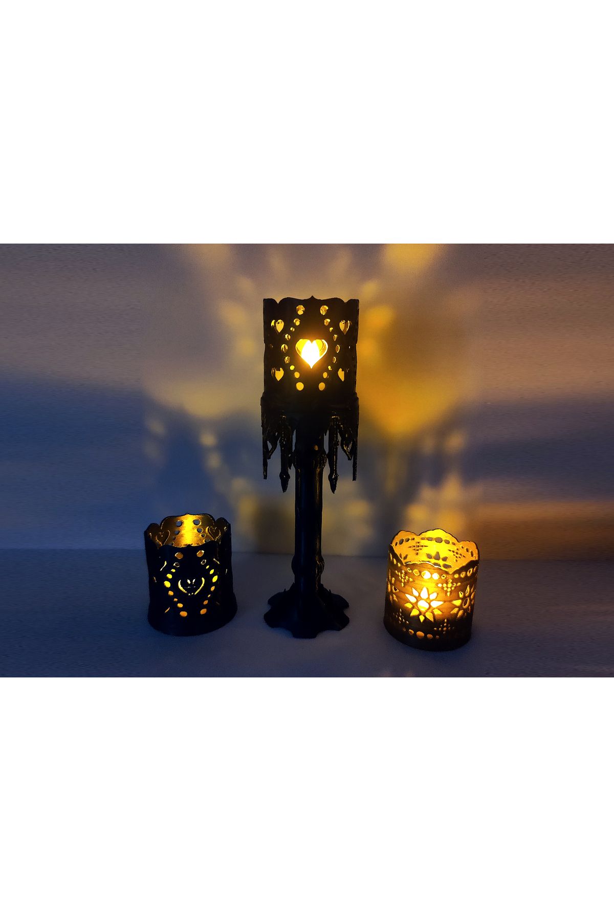 Vision Craft Tealight Mum Tutucu Sevgililer Günü