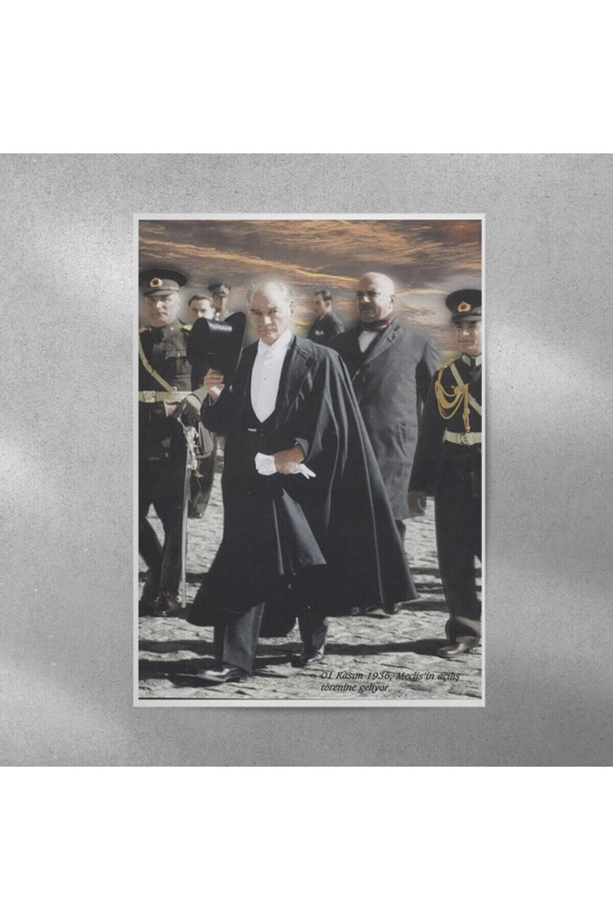 Elioure 35x50 cm Atatürk Temalı Poster, Güzel Dekorasyon Parçası