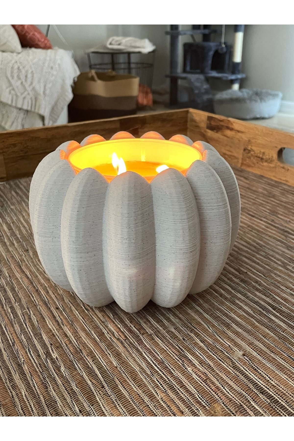 Vision Craft Balkabağı mum tutucu