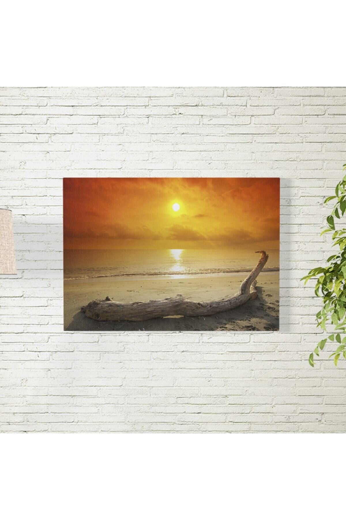 Elioure Deniz ve Gün Batımı Temalı 35x50 cm Poster, Şık Duvar Dekorasyonu