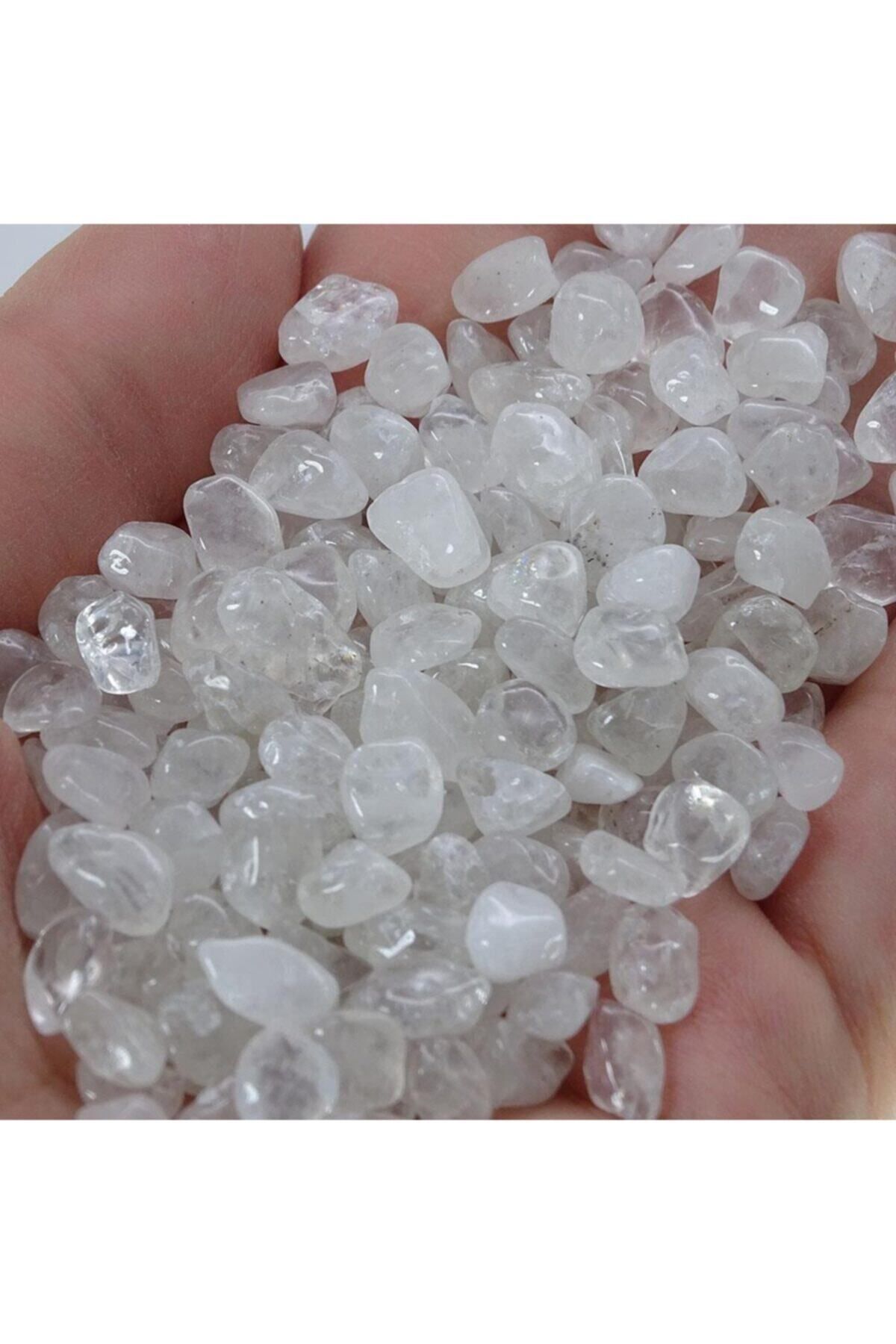 Elioure Doğal Ham Kristal Kuvars Taşlar, 50 Gr Paket, Şekilsiz ve saf ürün