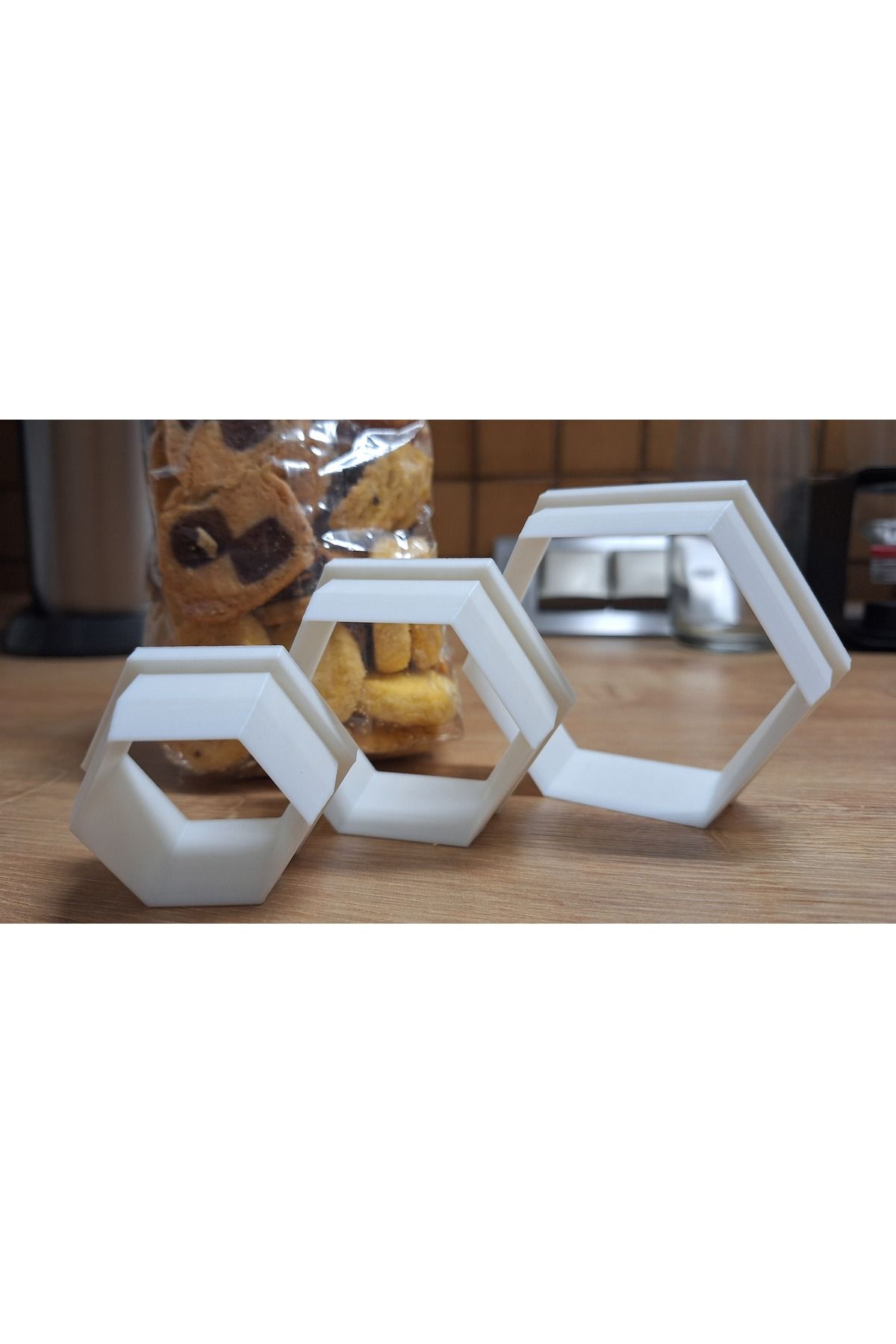 talaşoğlu Pro-Cookie Cutter, Hexagon (gerçekten işe yarar) / çerez kesici (gerçek iş)