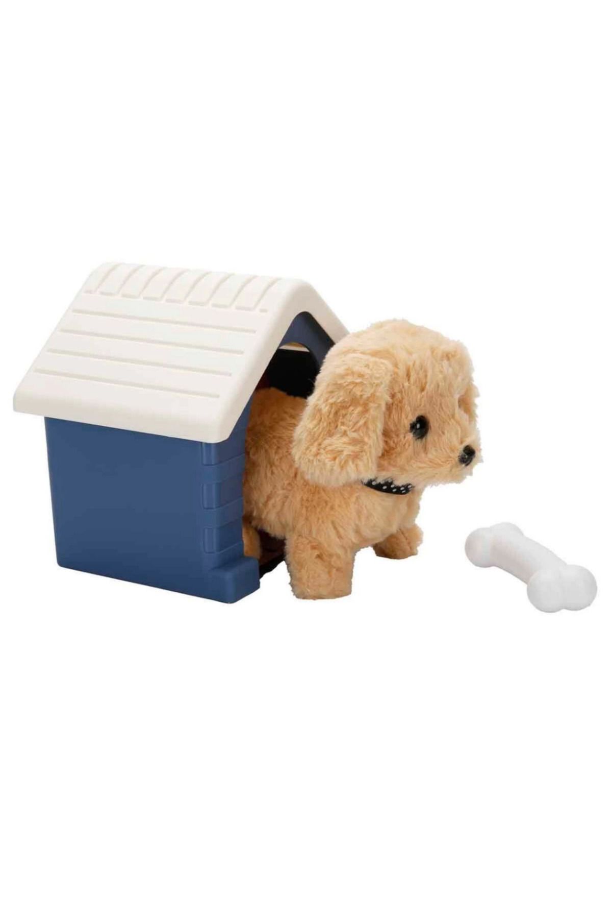 NW NessiWorld Nessiworld Sesli ve Hareketli Kulübeli Sevimli Peluş Köpek