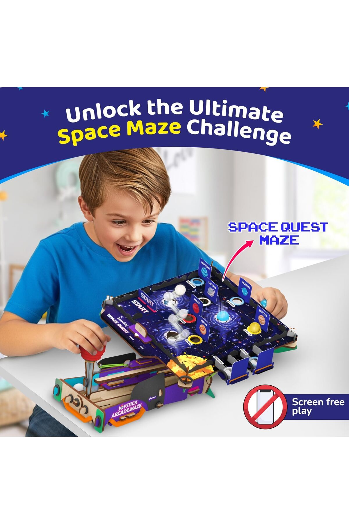 مجموعه بازی آرکید جویاستیک برای کودکان ۶ تا ۱۴ ساله | ماجراجوییهای دوکاره با تم فضا و جنگل | Bir