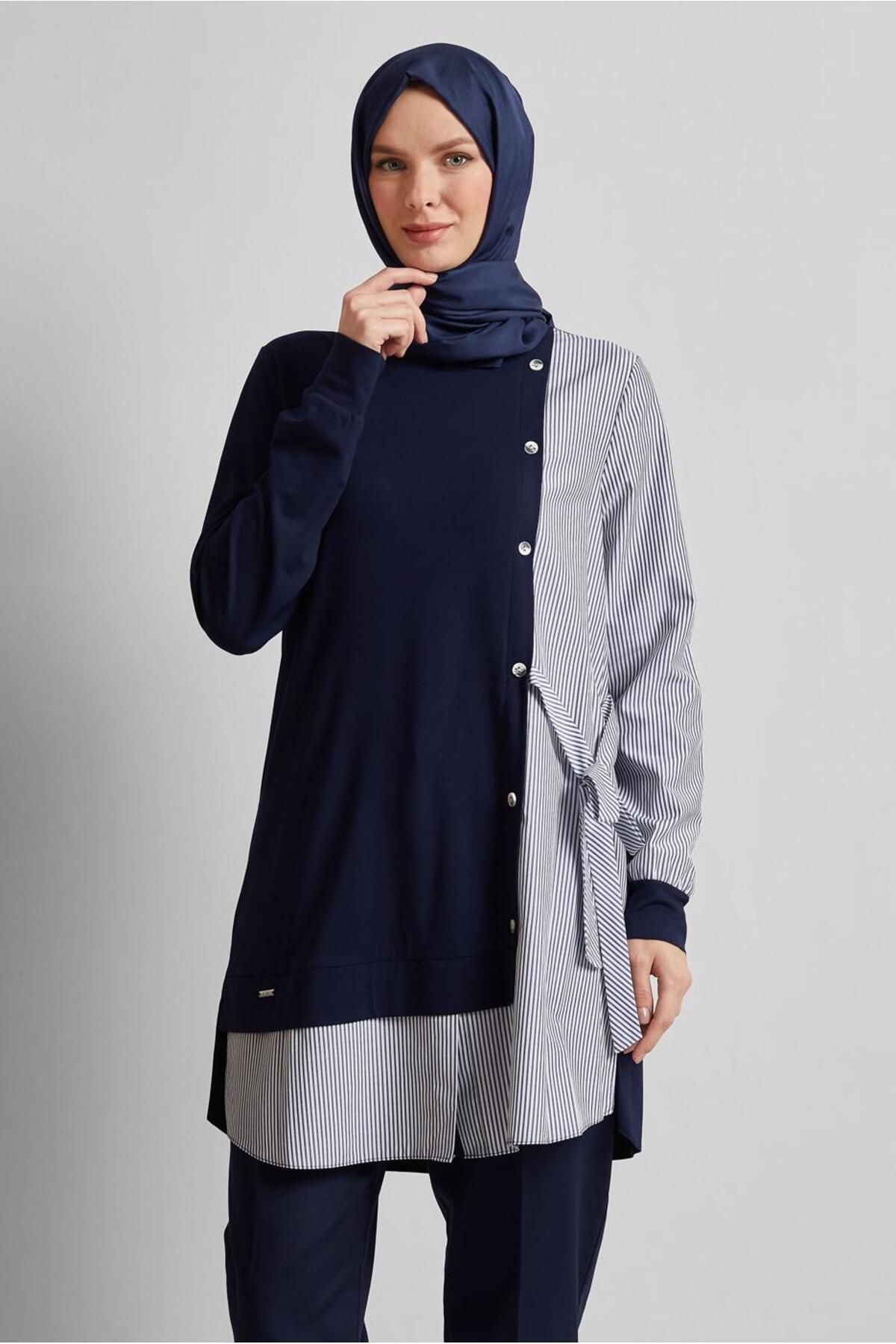 Alvina ÇİZGİLİ TUNİK 45541