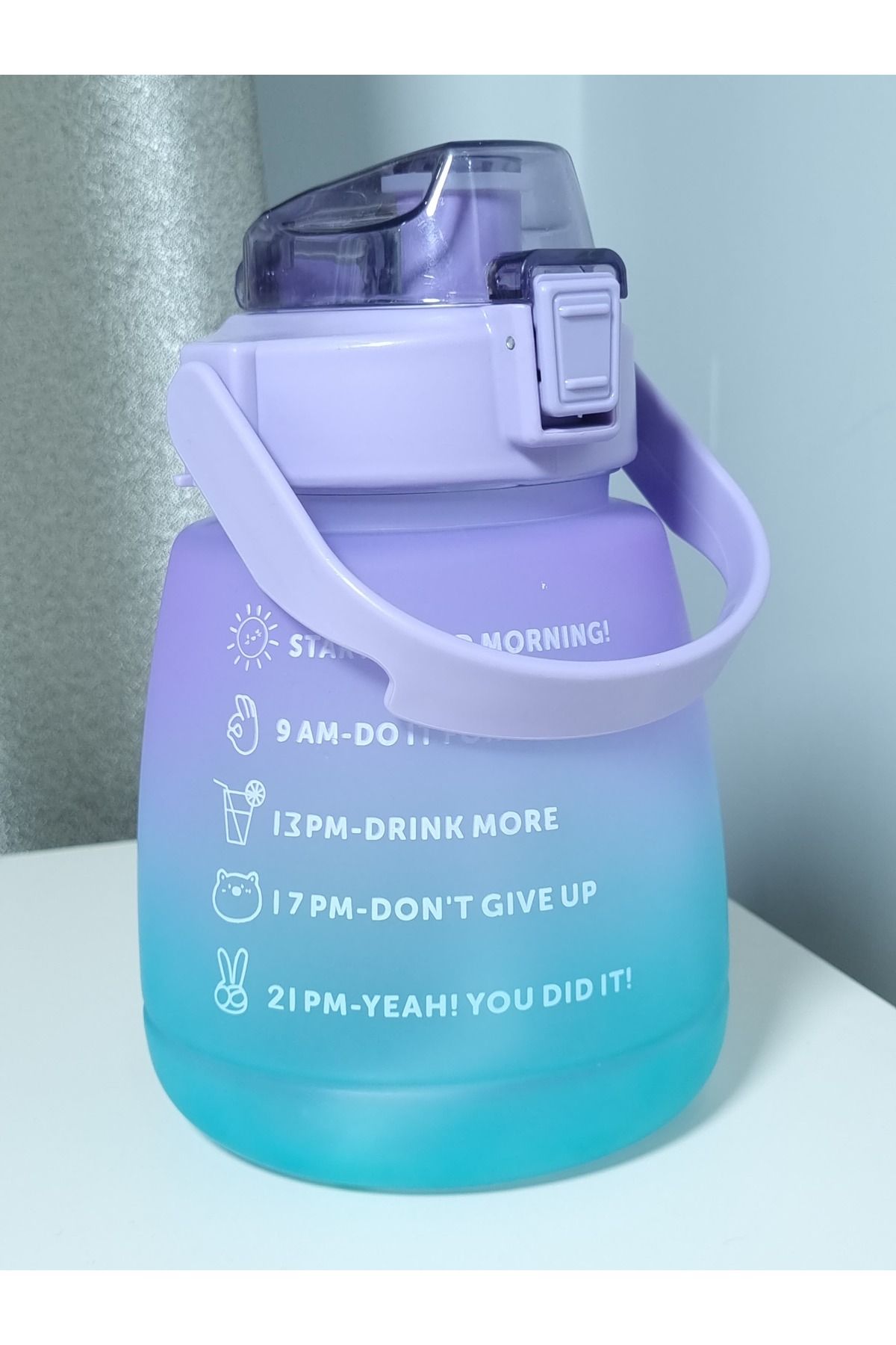 Keyfi Sepet 1300 Ml Su Matarası Askılı