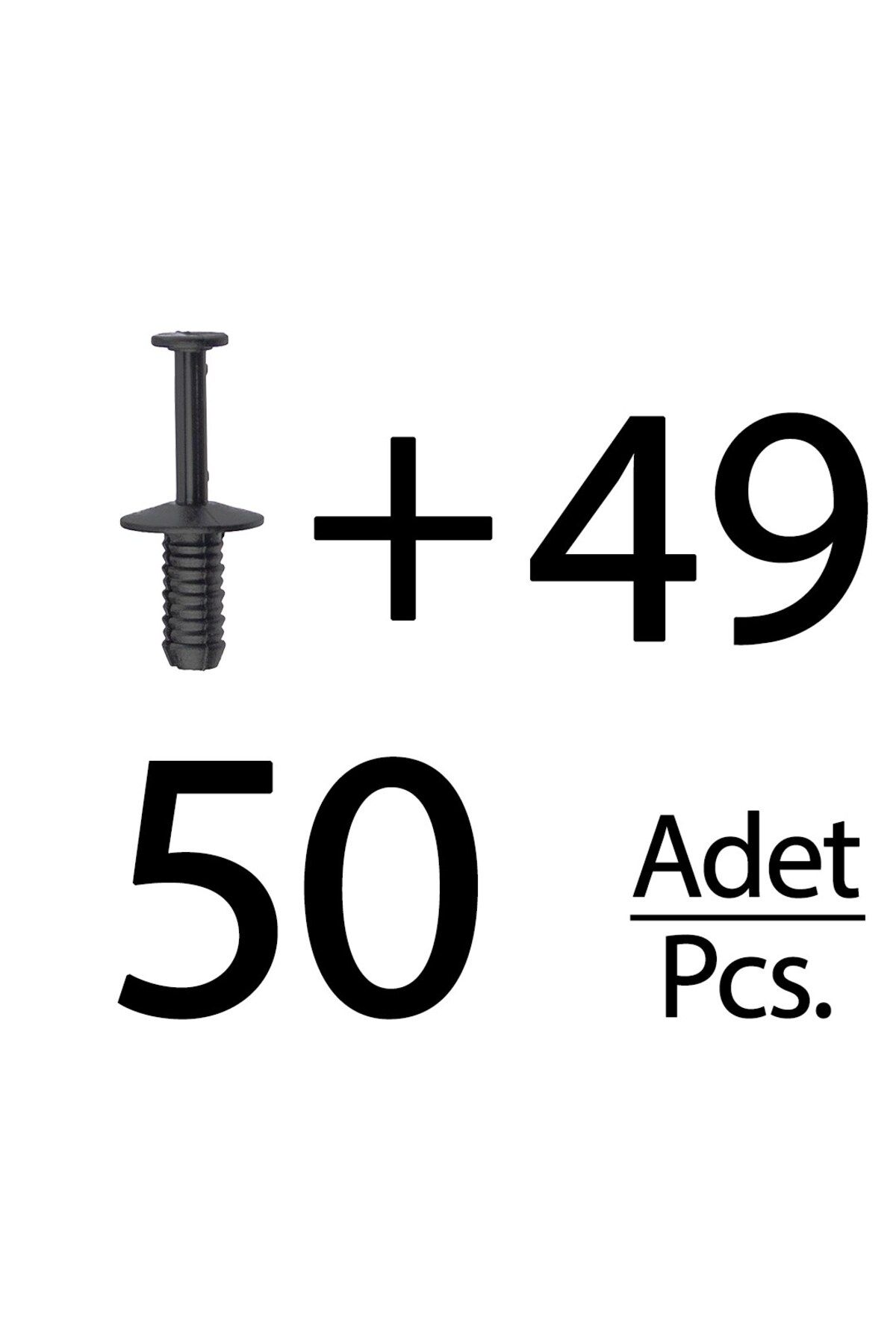 ALPHA AUTO PART Opel, BMW, Mercedes için Tampon Klipsi- 50'li