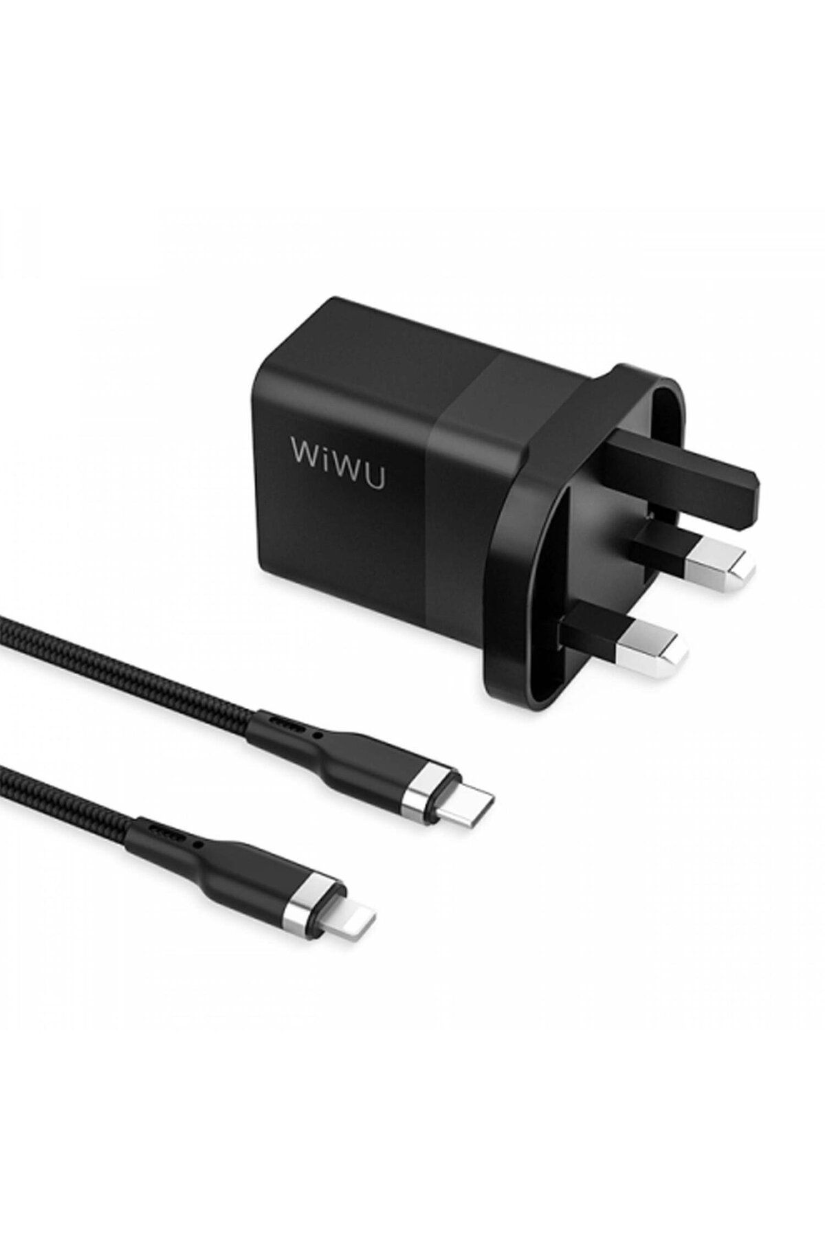 WIWU-Wiw Chrg30W+C-Lght.CableQCBTCL – Compact PD Adapter for iPhone & USB-C Devices 5