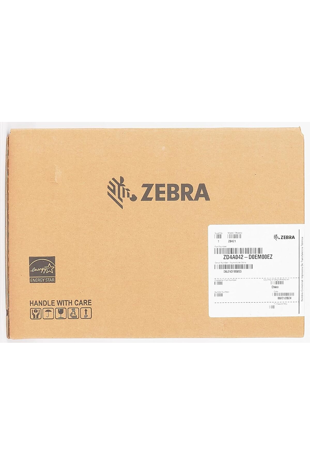 Generic-Zebra Technologies ZD421d Printer with Tear-Off Edge - 203 DPI - Direct Thermal - 104 mm Max. Print 3