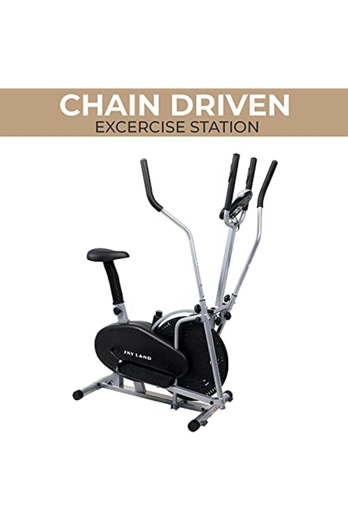 Skyland-SKY LAND Orbitrac Elliptical Machine Exercise Indoor Elliptical Machine Cross Trainer Exercise Bike 4