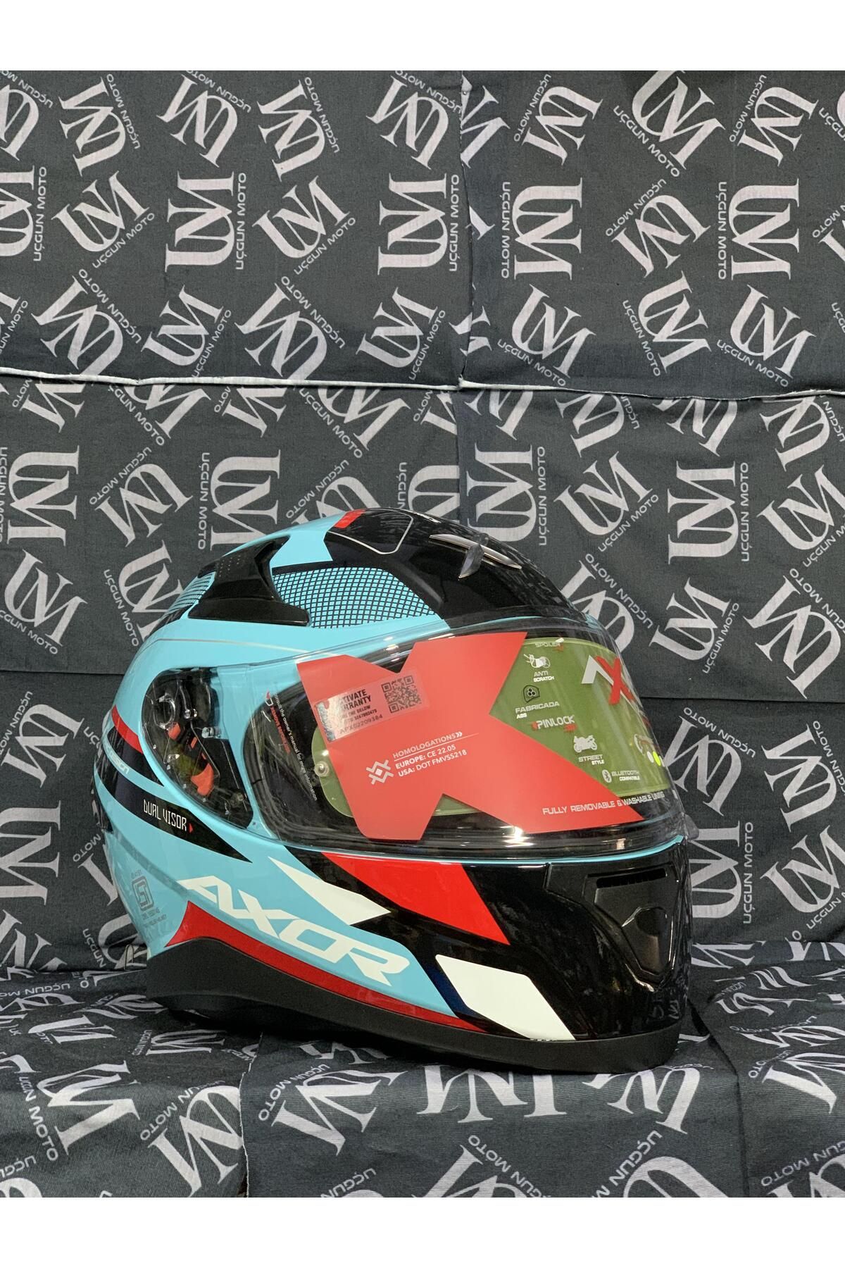 UÇGUNMOTO AXOR APEX FULLFACE MOTORCU KASKI