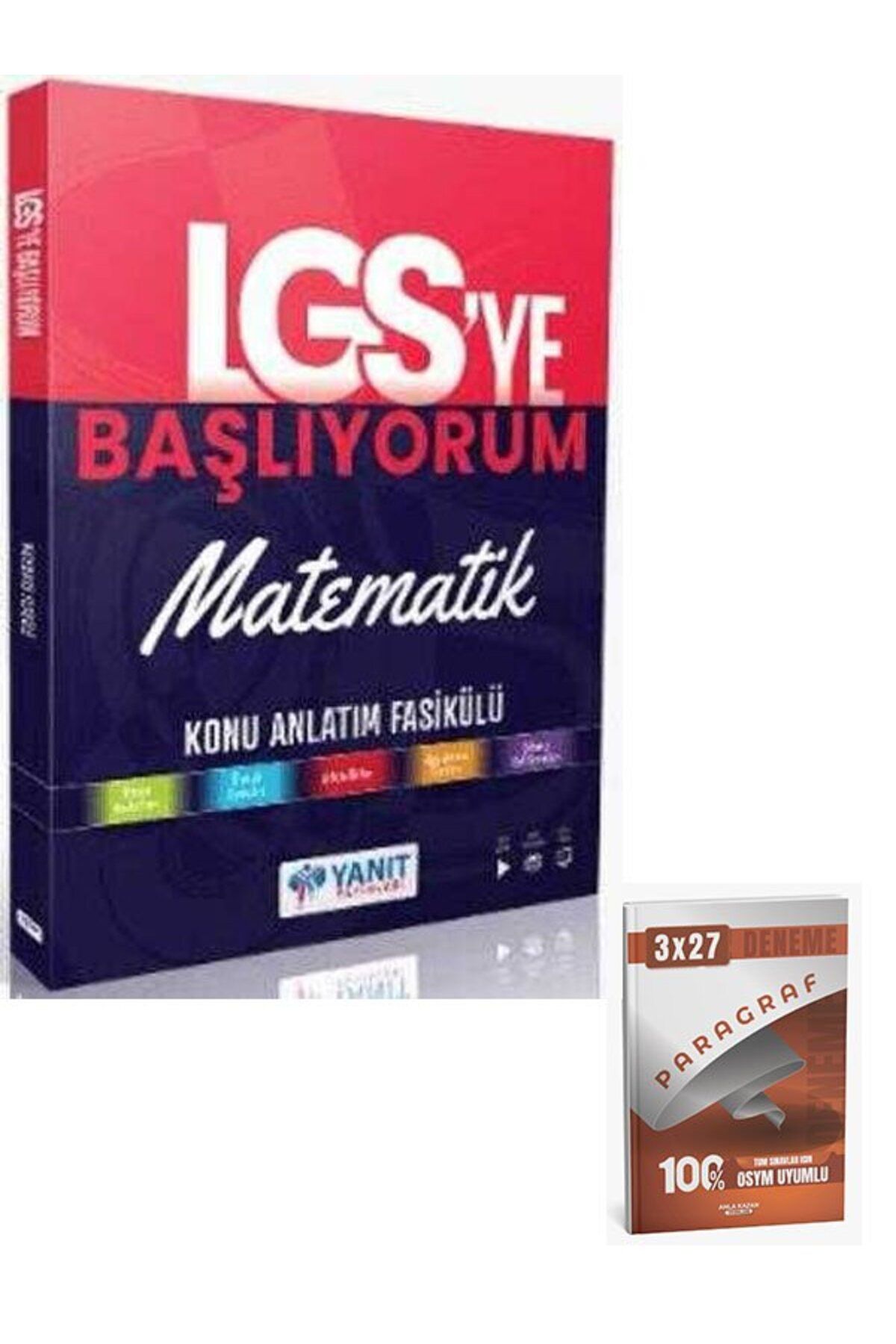 Anla Kazan Yayınları Yanıt 2026 LGS` ye Başlıyorum Matematik Anlatım Fasikülü+Anla Kazan Paragraf