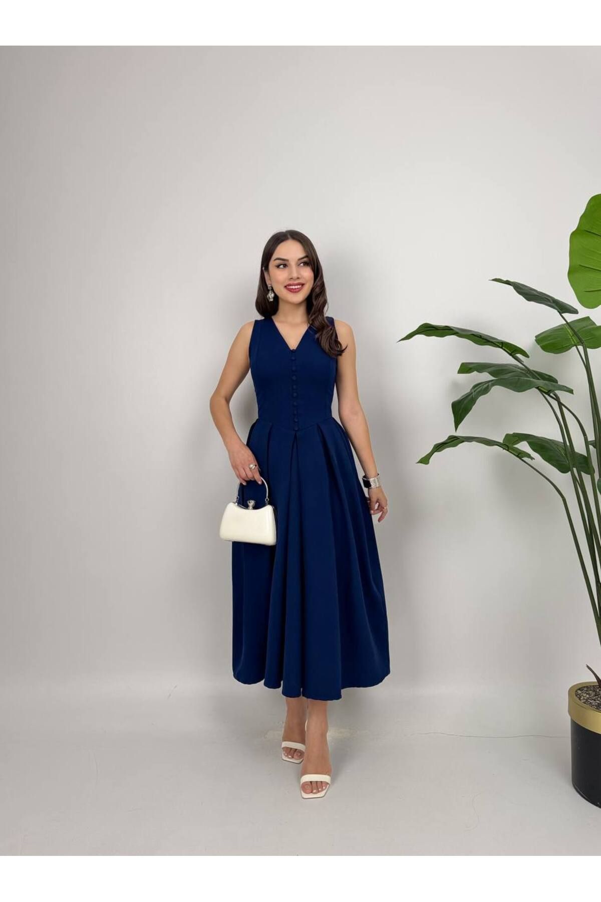 MODA DURAĞI MARLY Premium Maxi Elbise