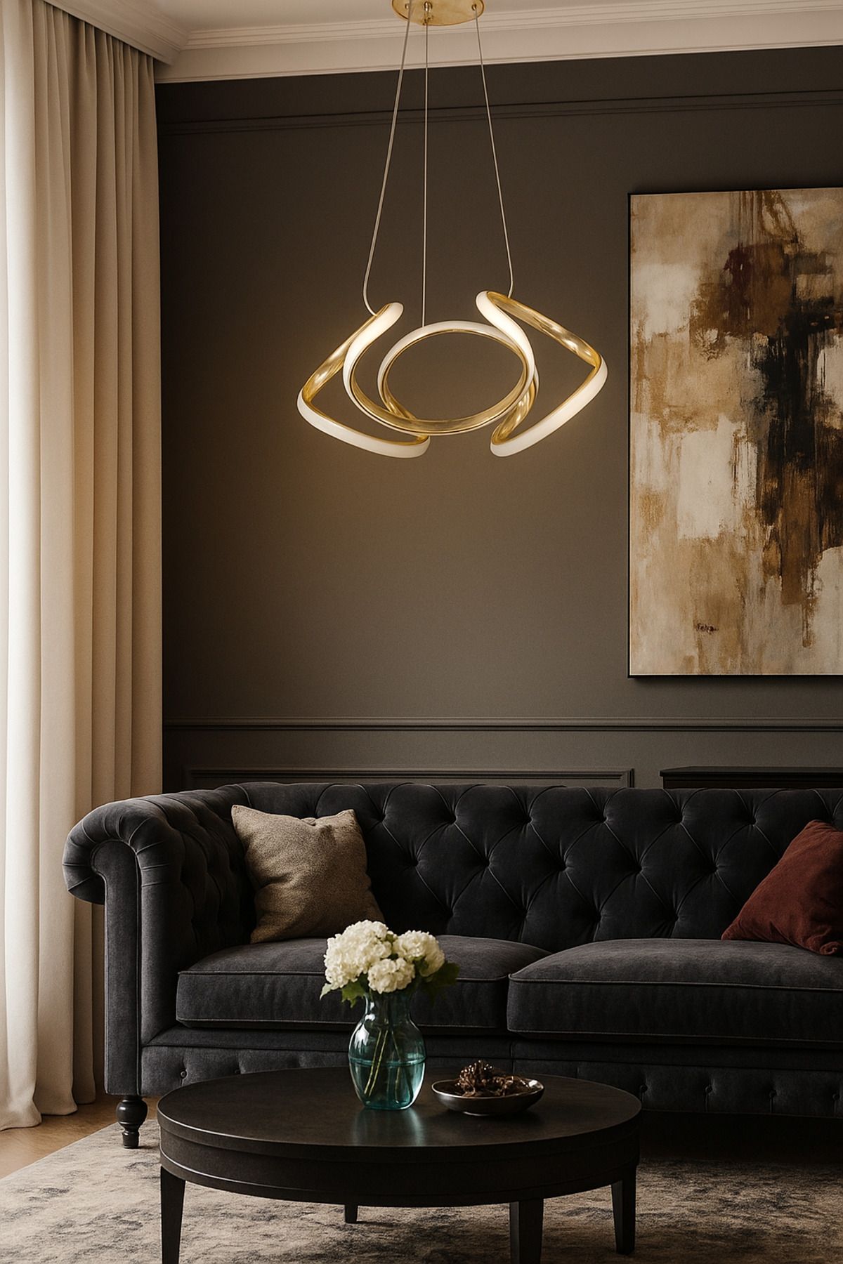 sezginavize DRONE MODEL GOLD LED AVİZE