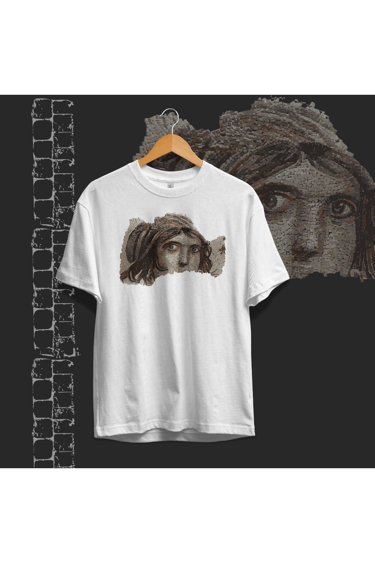 Hystoric Wear Zeugma Çingene Kızı Baskılı Oversize Unisex Tişört