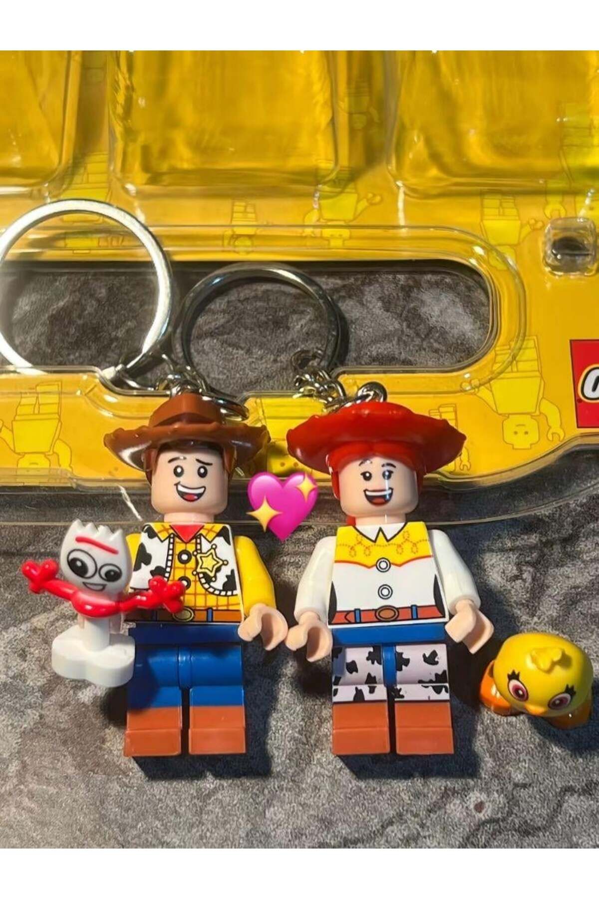 Wisevelya Toy Story 2 li Lego Anahtarlık Seti