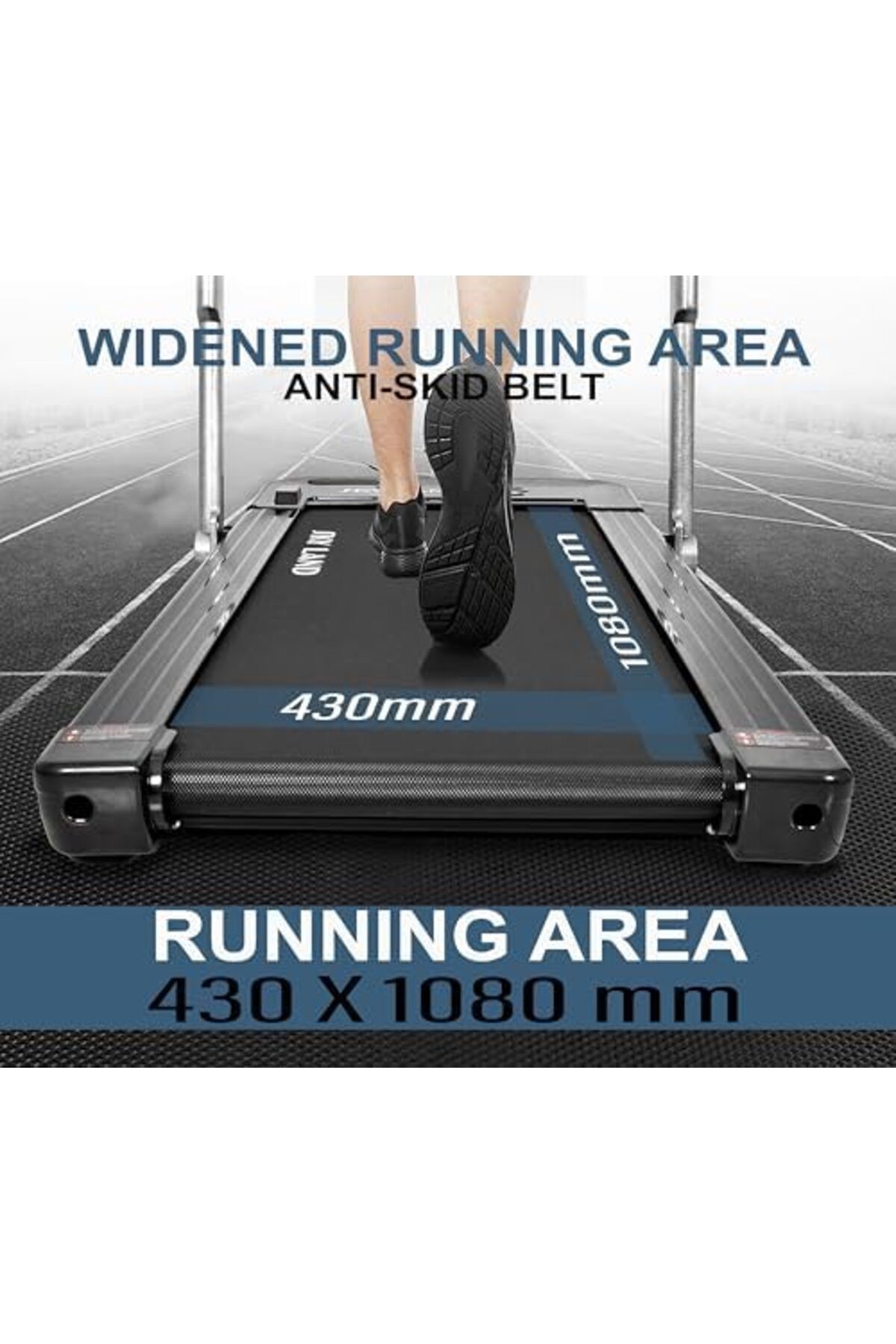 Skyland-Sky Land 2-in-1 Foldable Treadmill | Ultra Quiet Walking Pad Under Desk 2.5 HP with Remote Control L 5