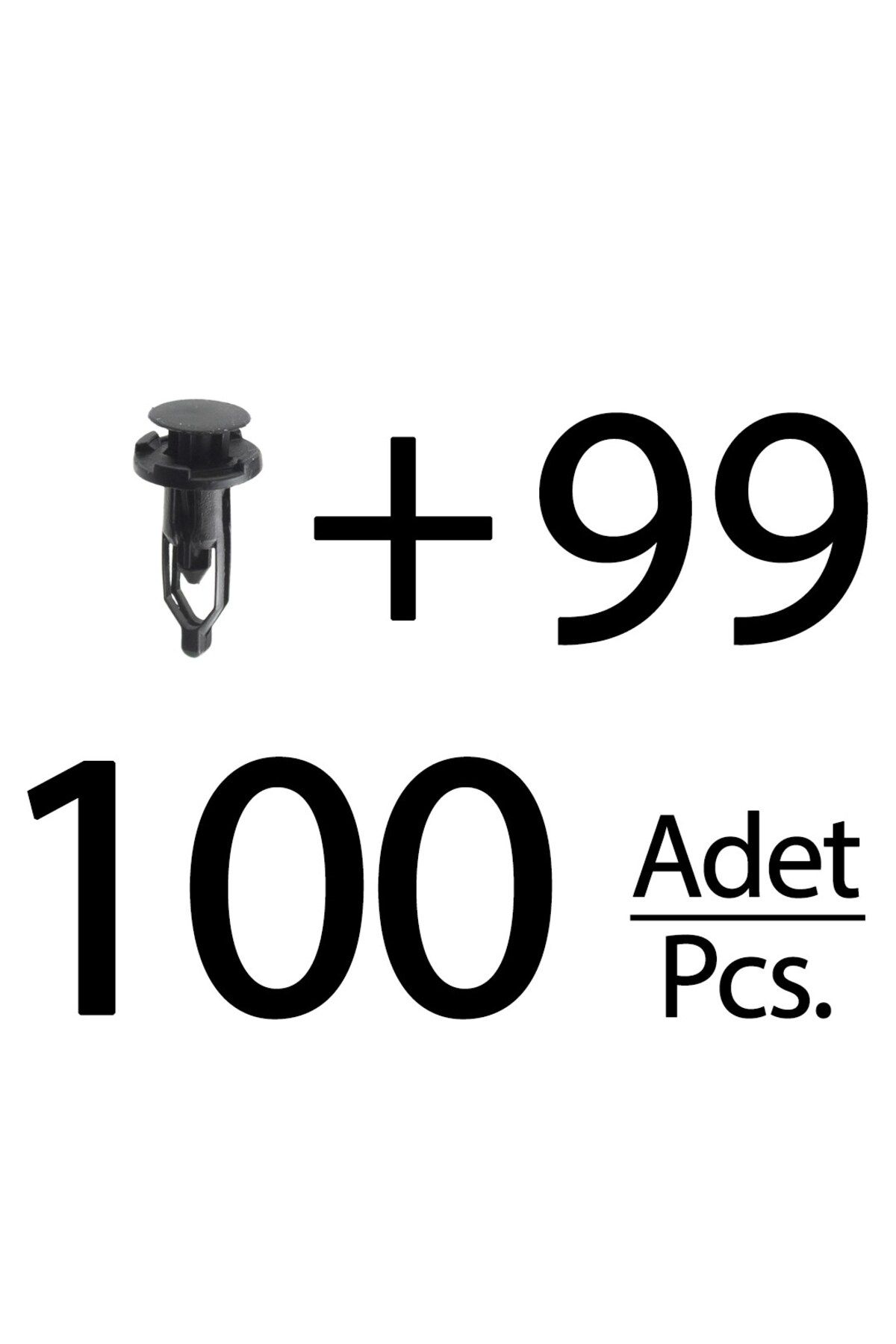 ALPHA AUTO PART Toyota için Tampon Klipsi- 100 Adet