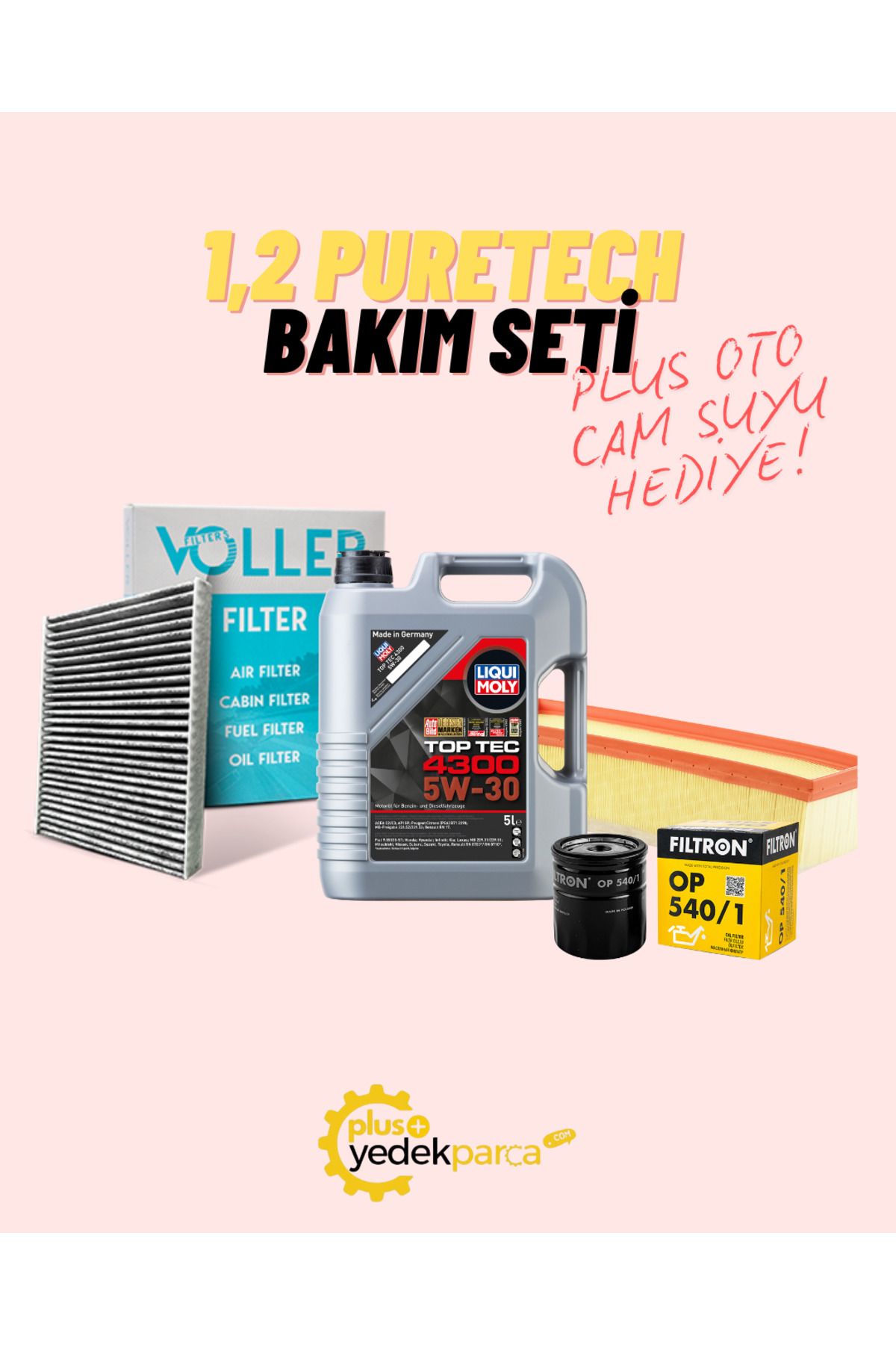 Plus 1,2 PURETECH BAKIM SETİ